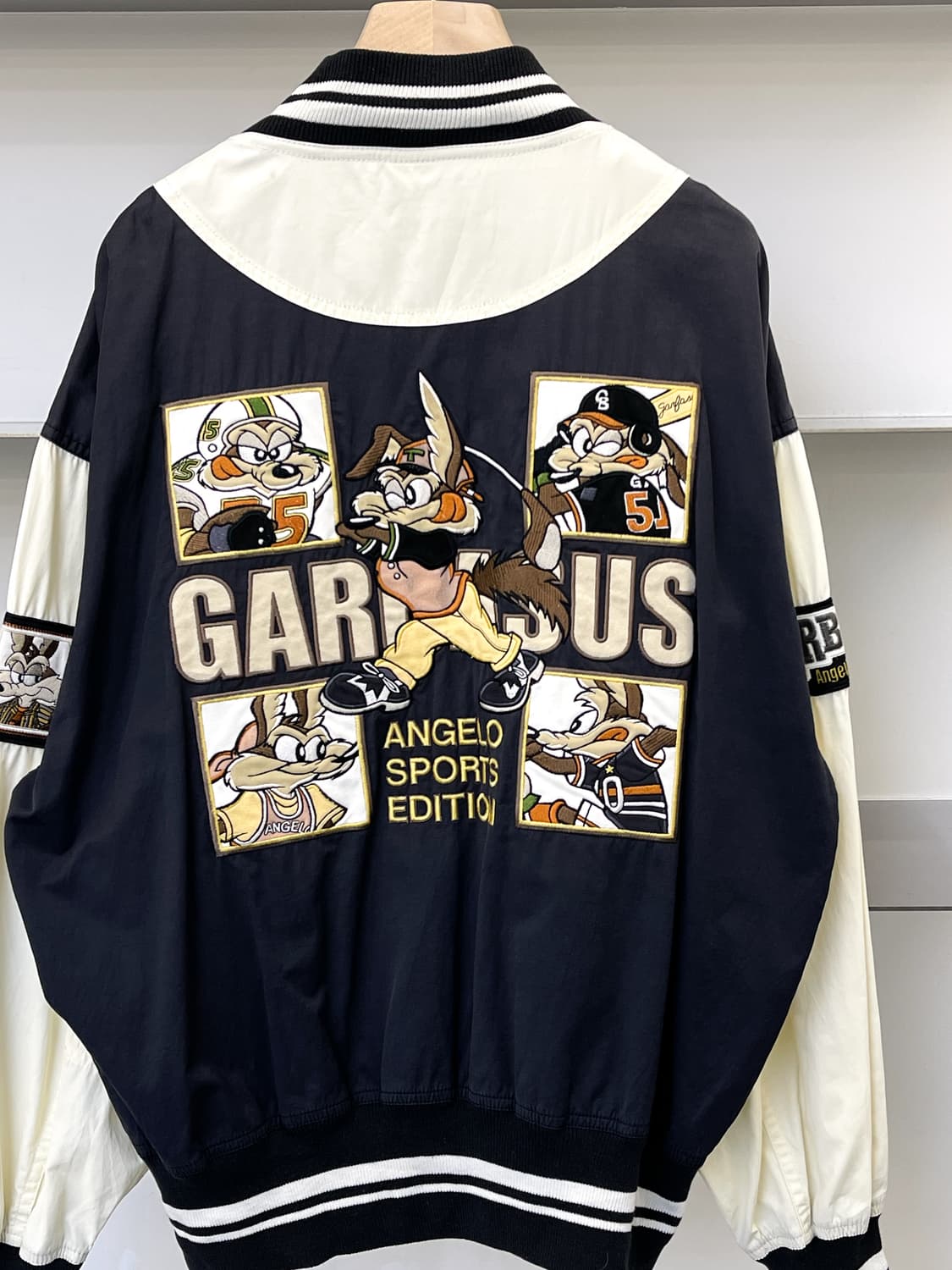 Angelo Garbasus 90s 카툰 베이스볼 자켓 상품이미지7