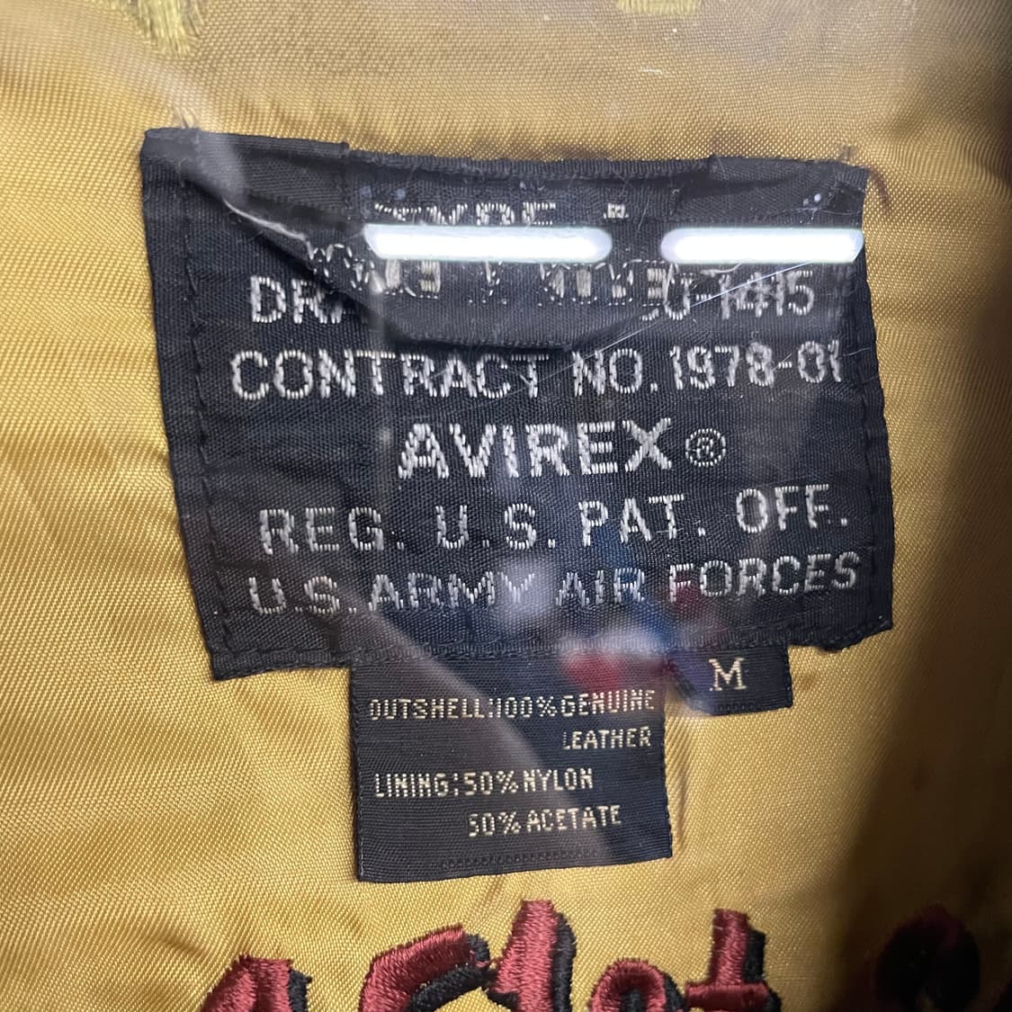 아비렉스 A2 가죽자켓 상품이미지10