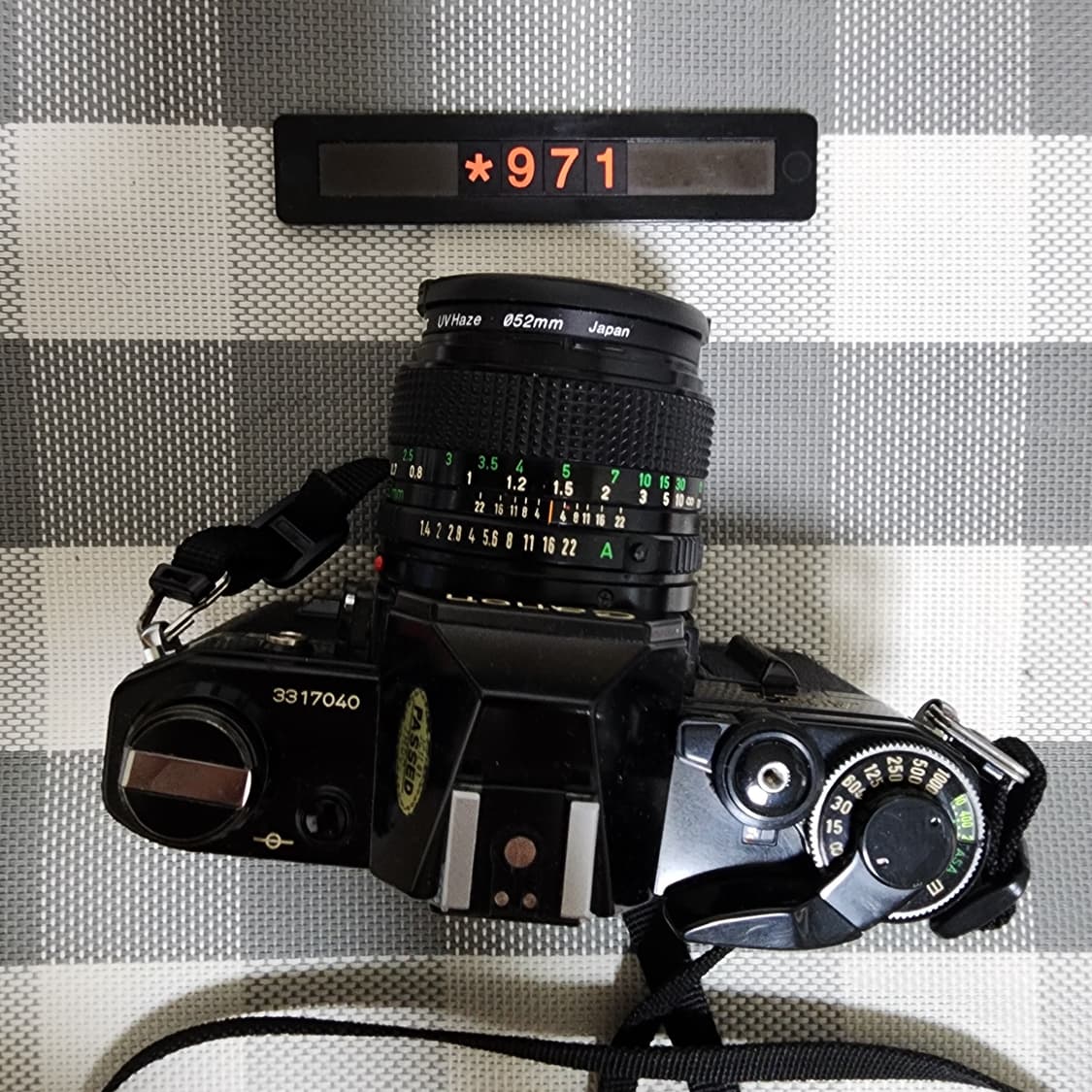 캐논 AE-1 필름카메라 1.4 단렌즈 블랙바디 상품이미지3