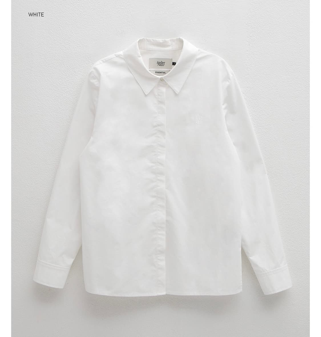 atelier nain 코튼 셔츠 화이트 S 상품이미지1