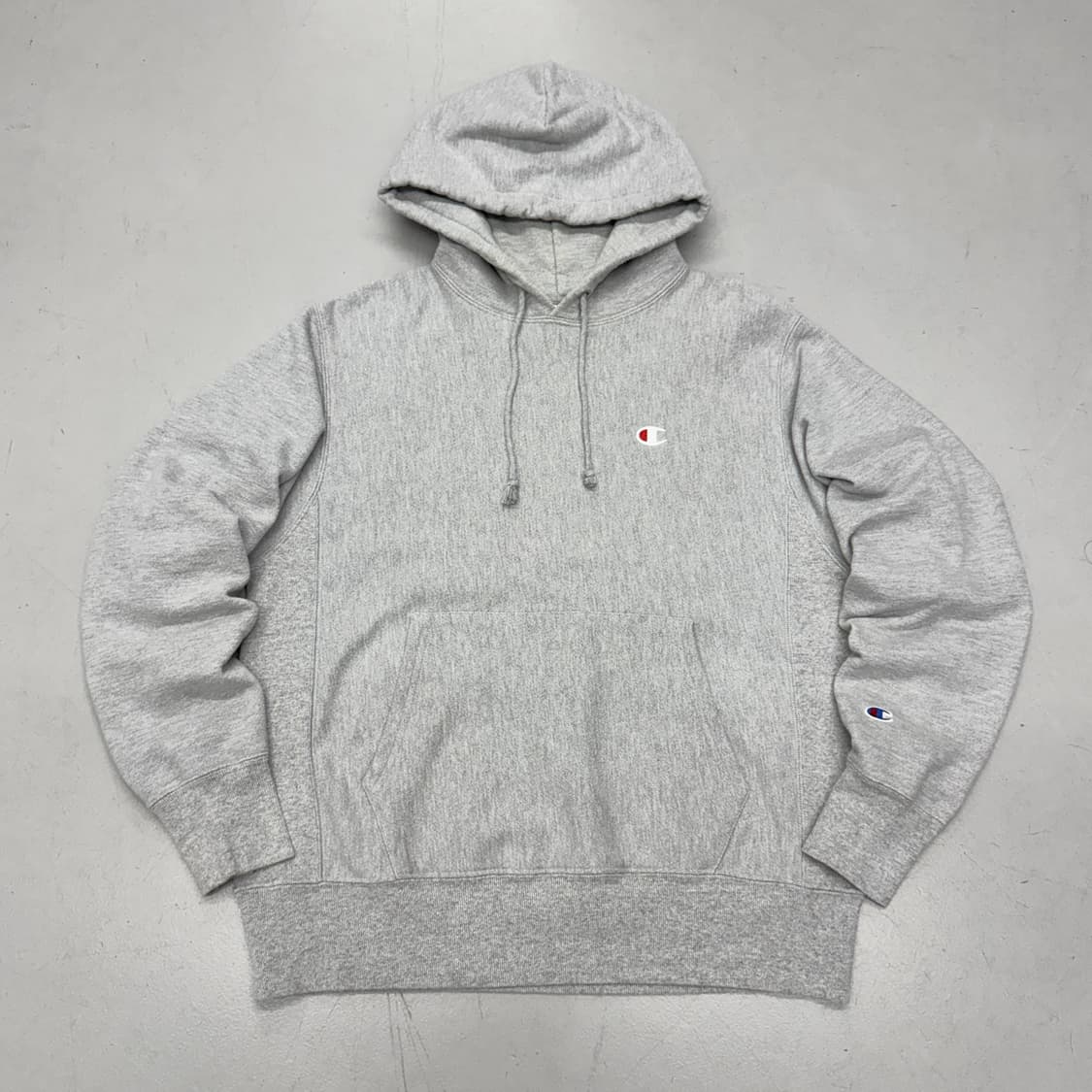 챔피온 리버스위브 후드티 그레이 상품이미지2