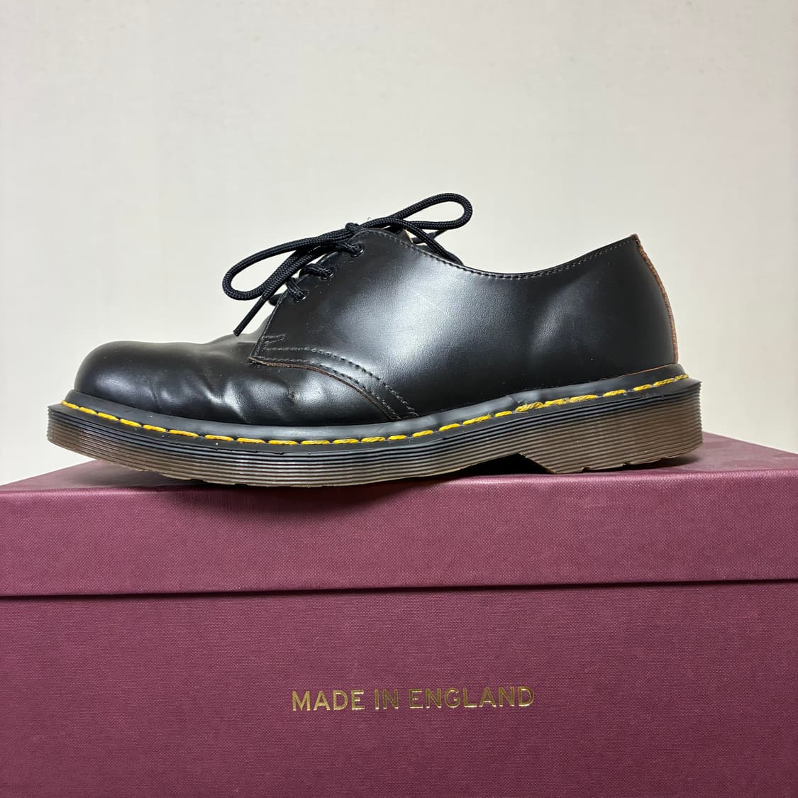 [260]닥터마틴 MIE 빈티지 1461 블랙 UK7 상품이미지2