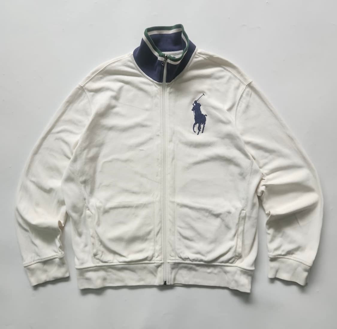 폴로 빅포니 화이트 집업 상품이미지1