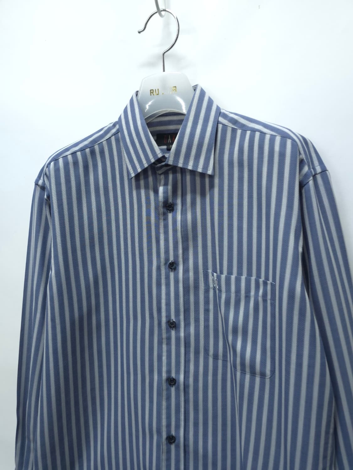 닥스 블루 스트라이프 남성 울실크 셔츠 (95~100) 상품이미지2
