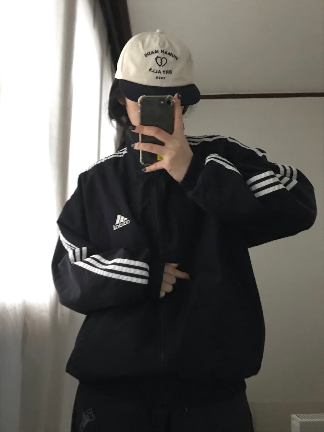 아디다스 90s 블랙 윈드브레이커 상품이미지1