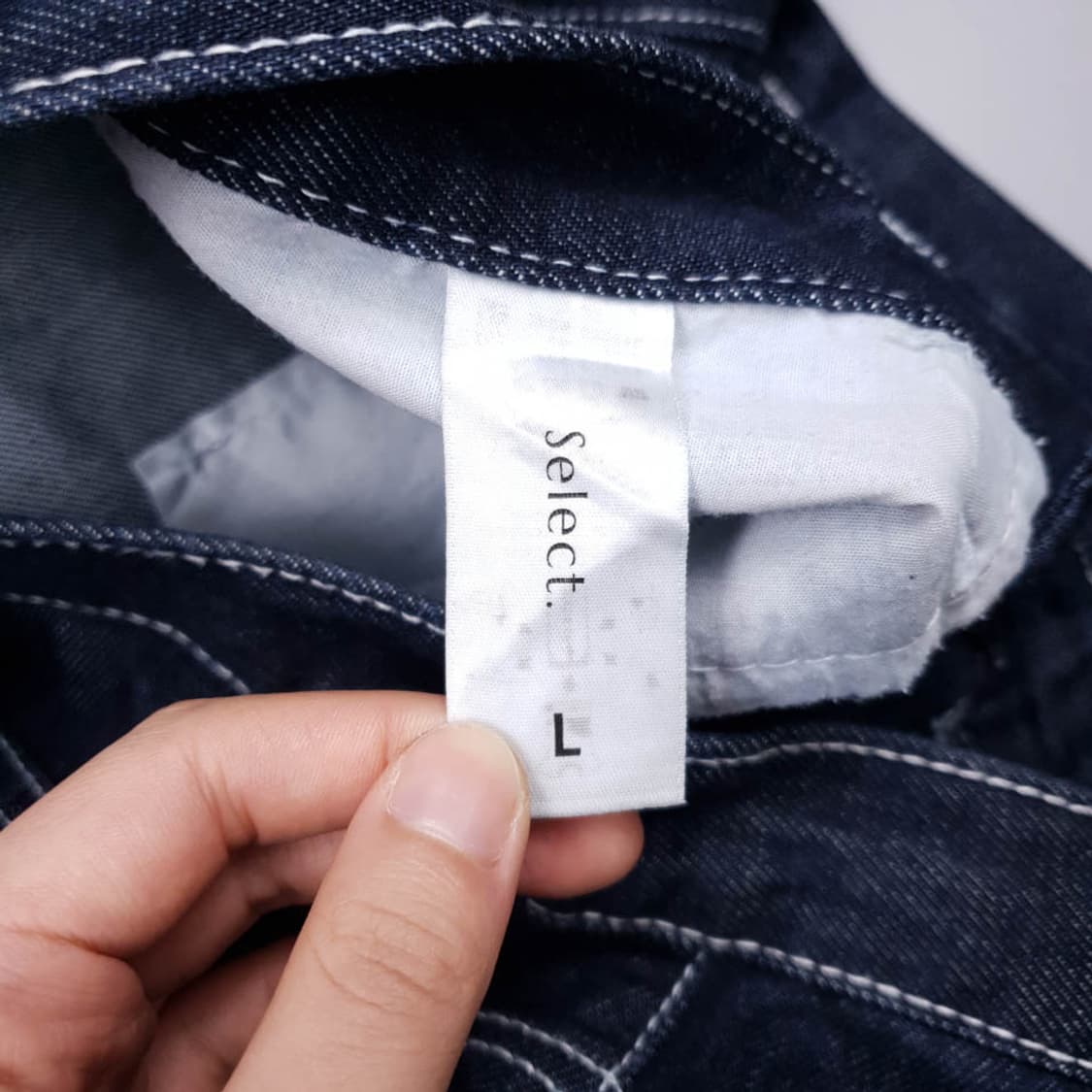 빈티지 진청 스티치 와이드핏 데님팬츠 SIZE 30 상품이미지7