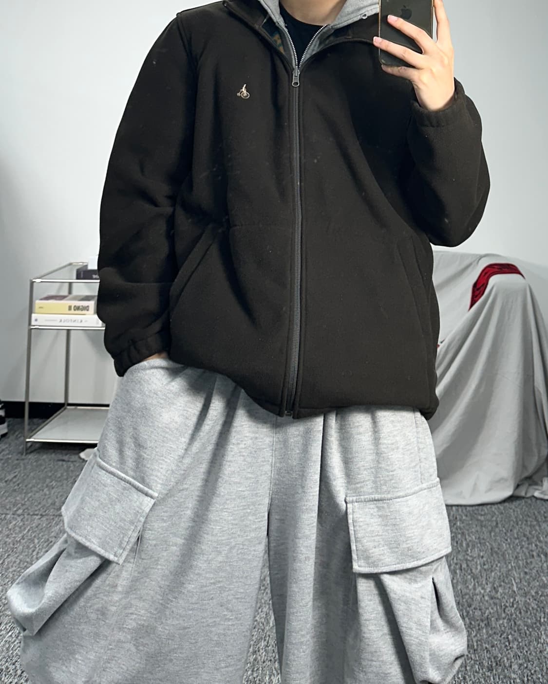 빈폴 브라운 플리스 자켓 L 상품이미지4