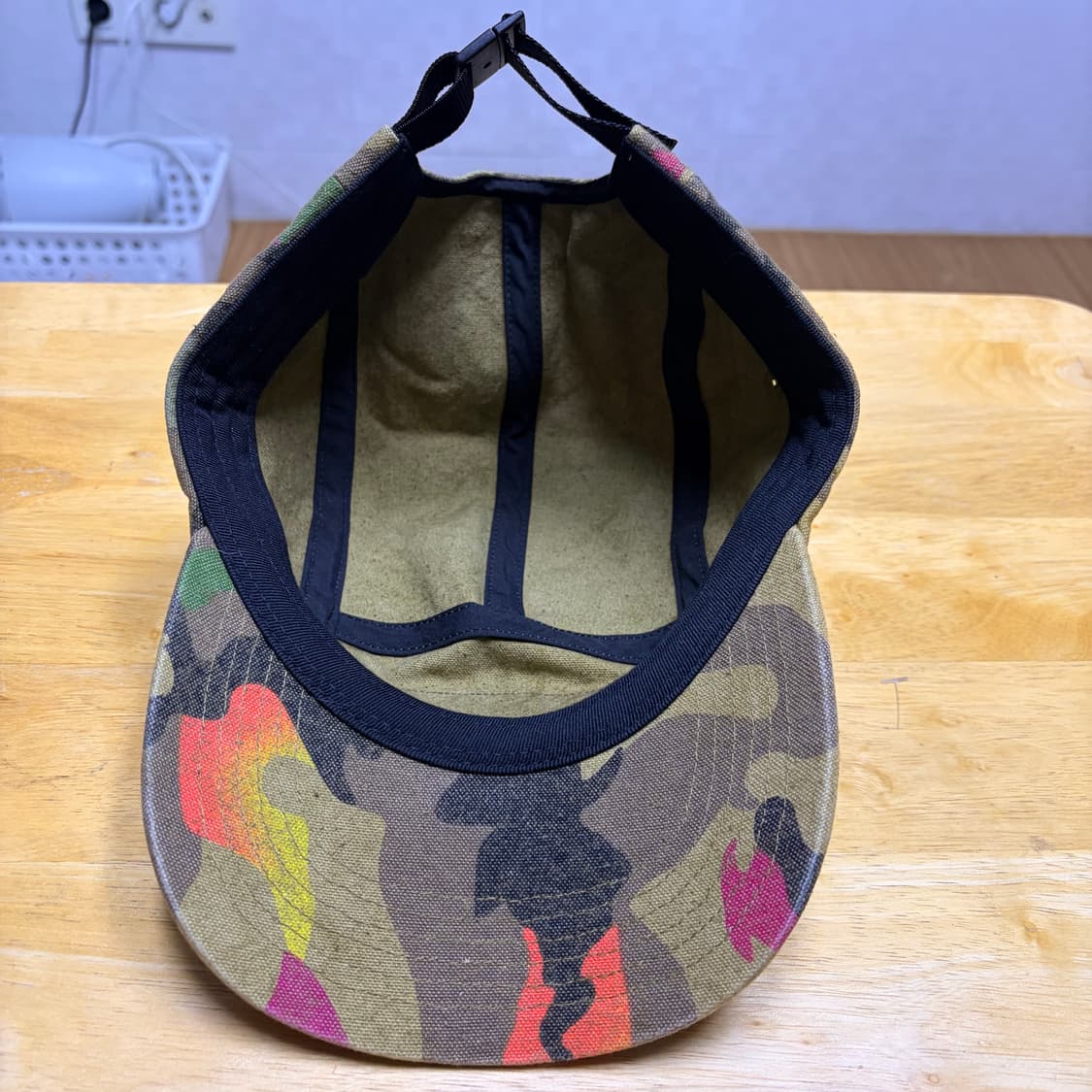 슈프림 워시드 캔버스 캠프캡 탄 카모 24SS 상품이미지4