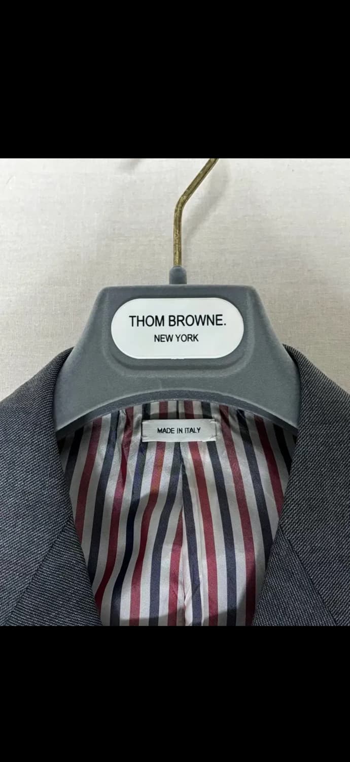 급처) (정품) 톰브라운 사선완장 블레이저 그레이 [3] 상품이미지3