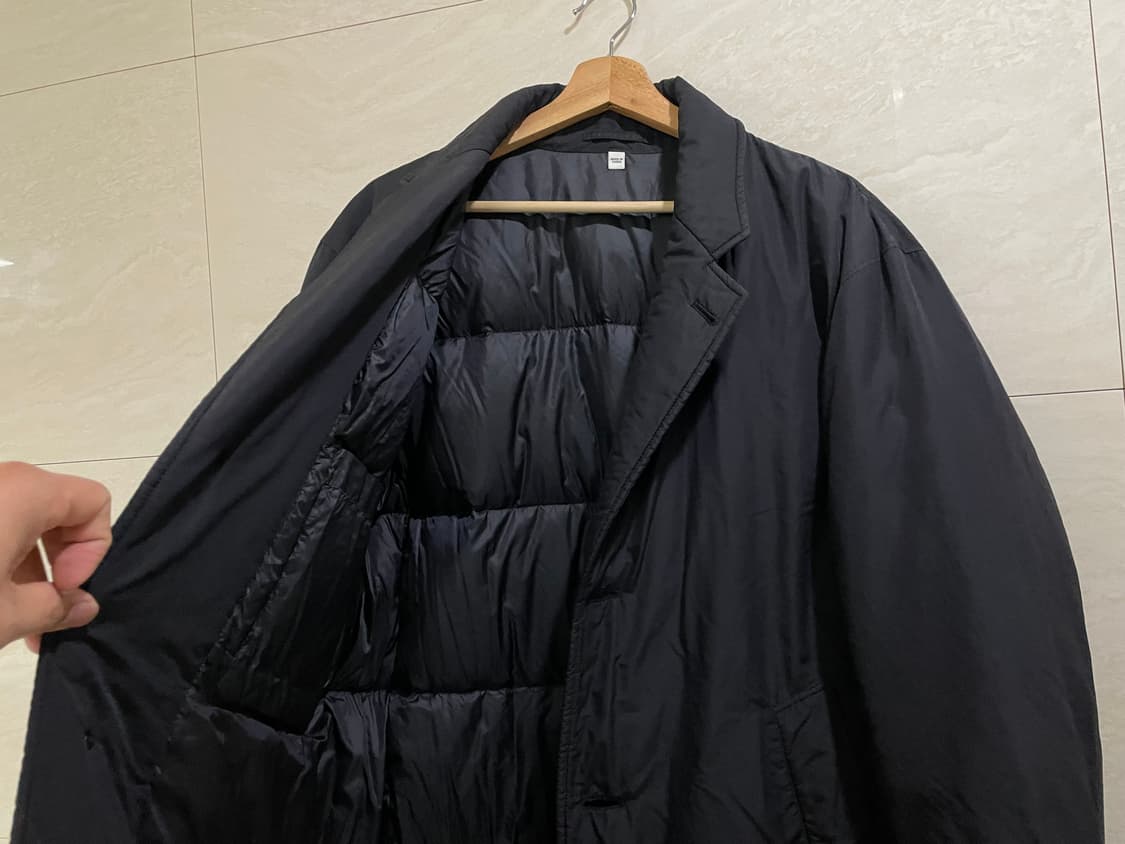 유니클로 / U라이트 웨이트 패딩코트, 남성코트 / L(105) 상품이미지7