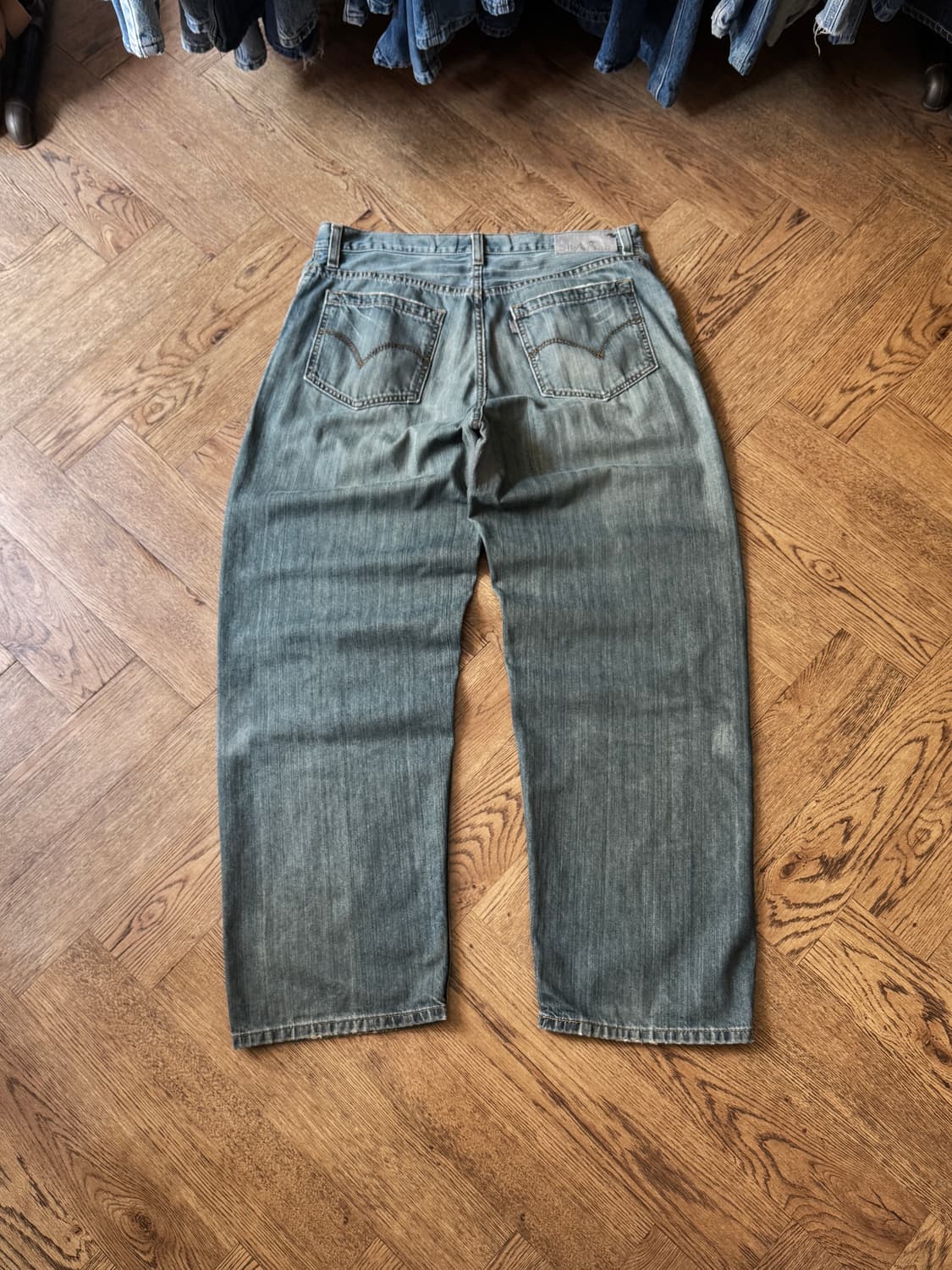 [34]00's 리바이스 실버탭 빈티지 리페어드 배기핏 데님 팬츠 상품이미지2