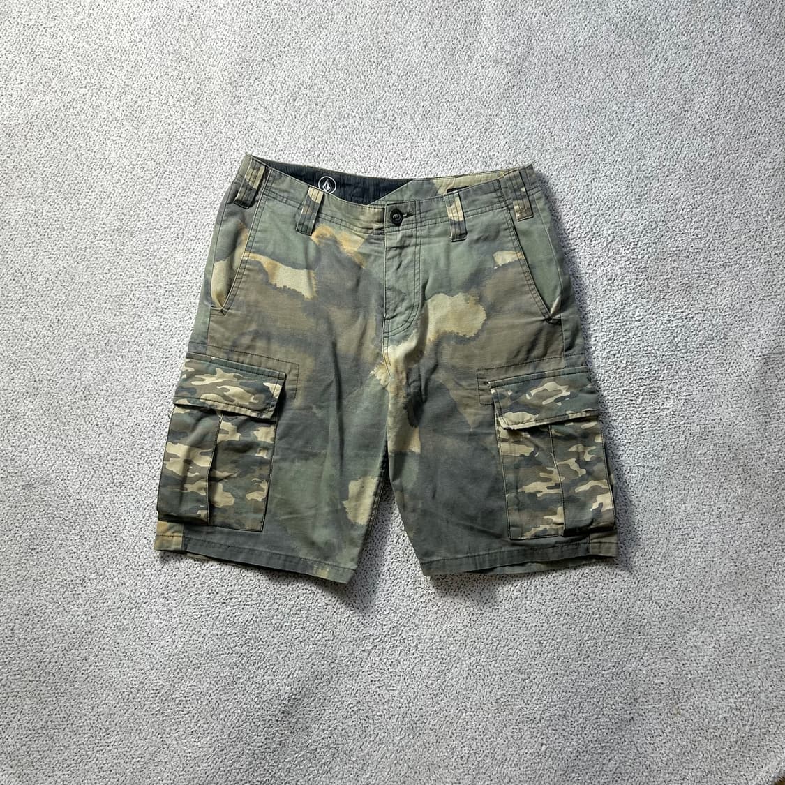 볼컴 빈티지 카모 카고 하프팬츠 카고팬츠 28 상품이미지1