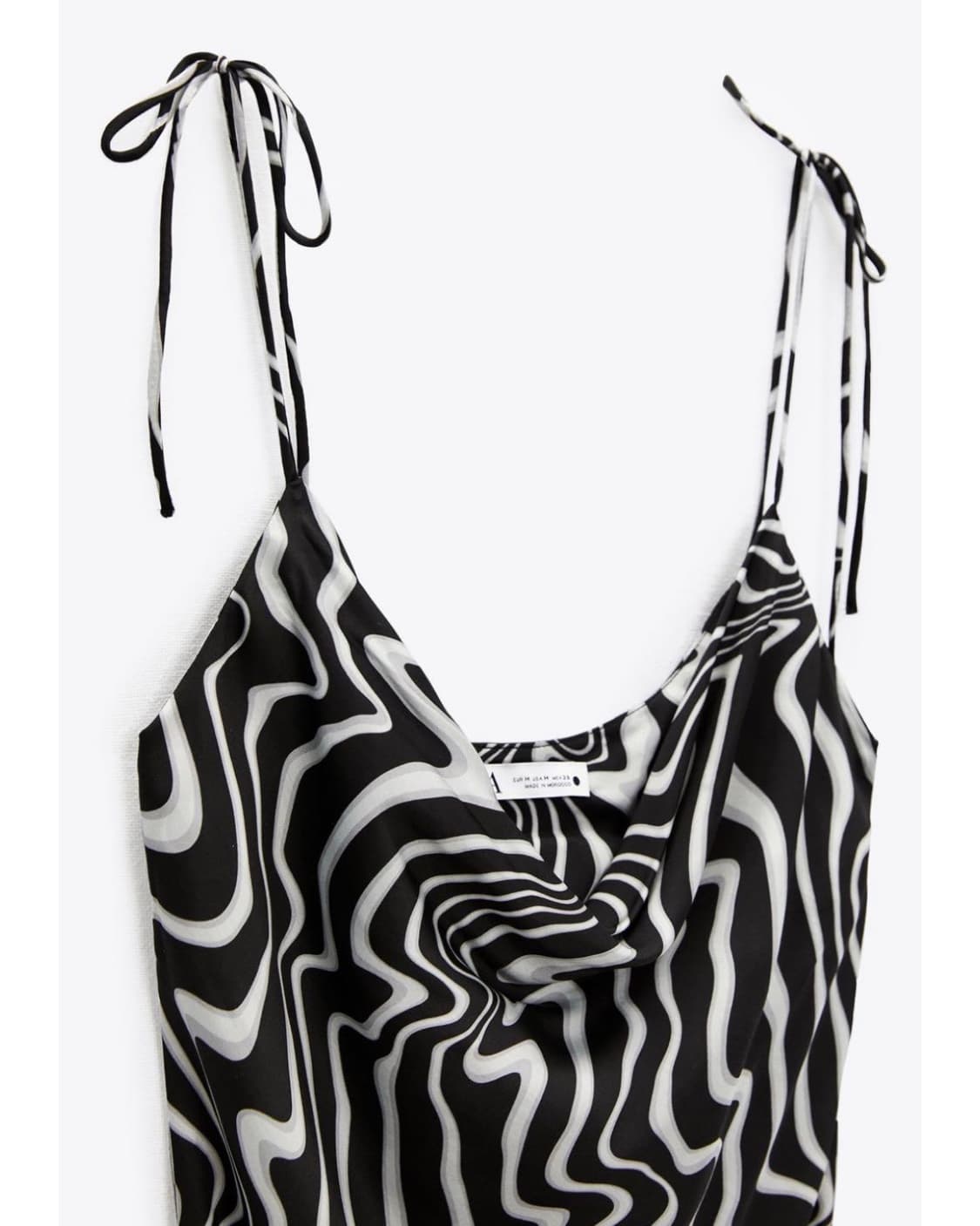 Safia printed strappy mini dress 상품이미지3