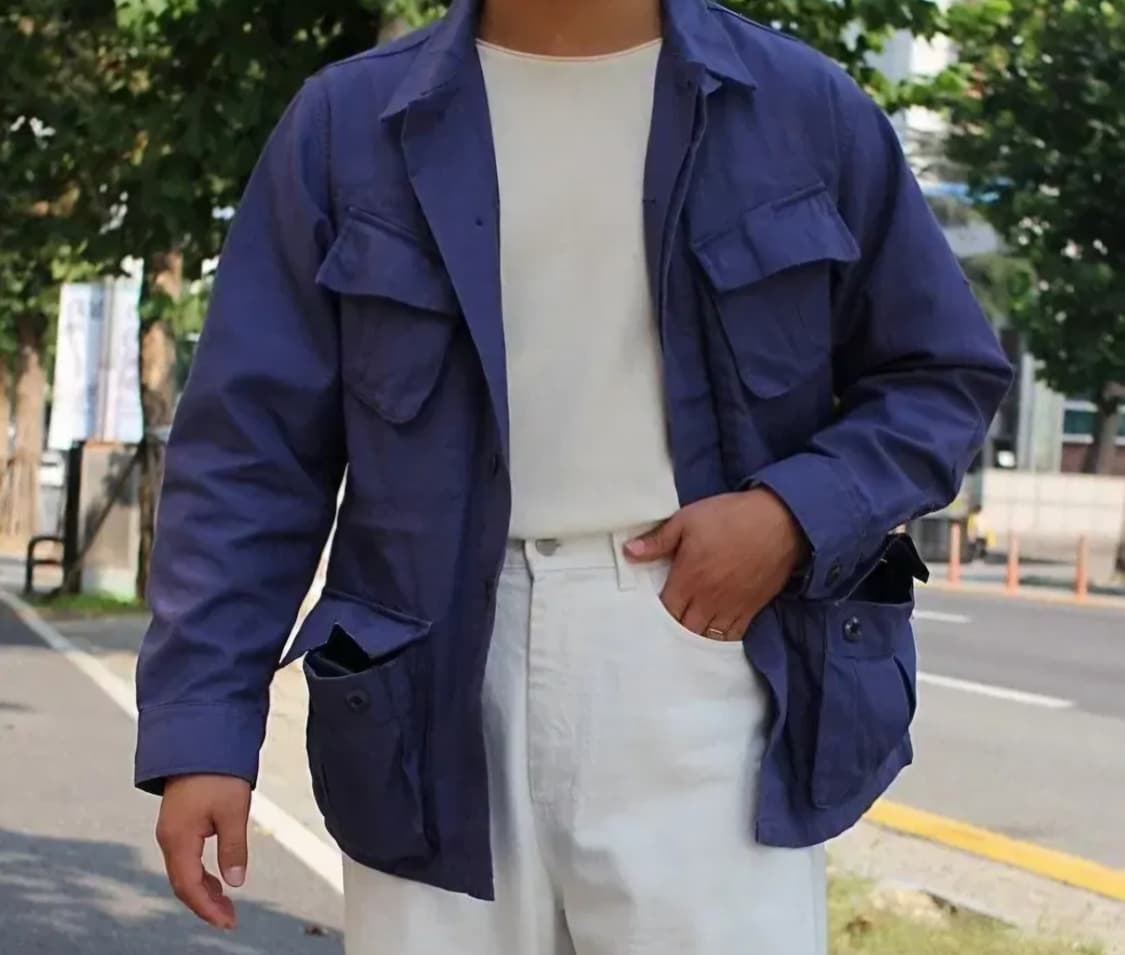 [구매 XL] 더레스큐 마추픽추 퍼티그 자켓 퍼플 삽니다 상품이미지1