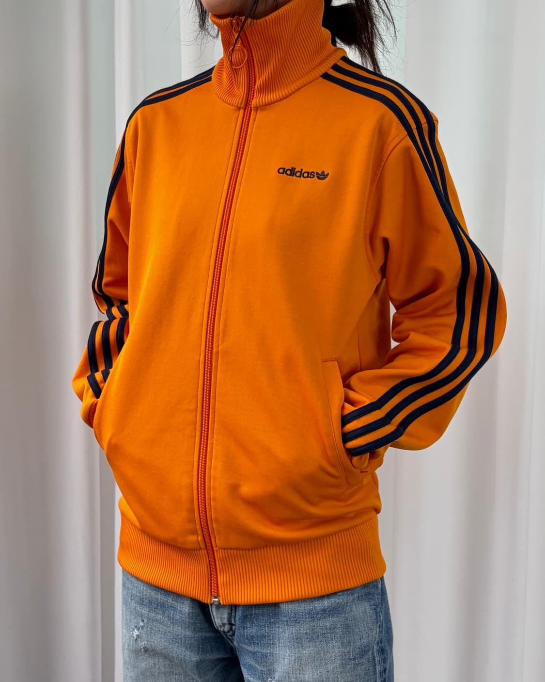 [M]아디다스 윈터베어 오렌지 트랙탑 져지 상품이미지2
