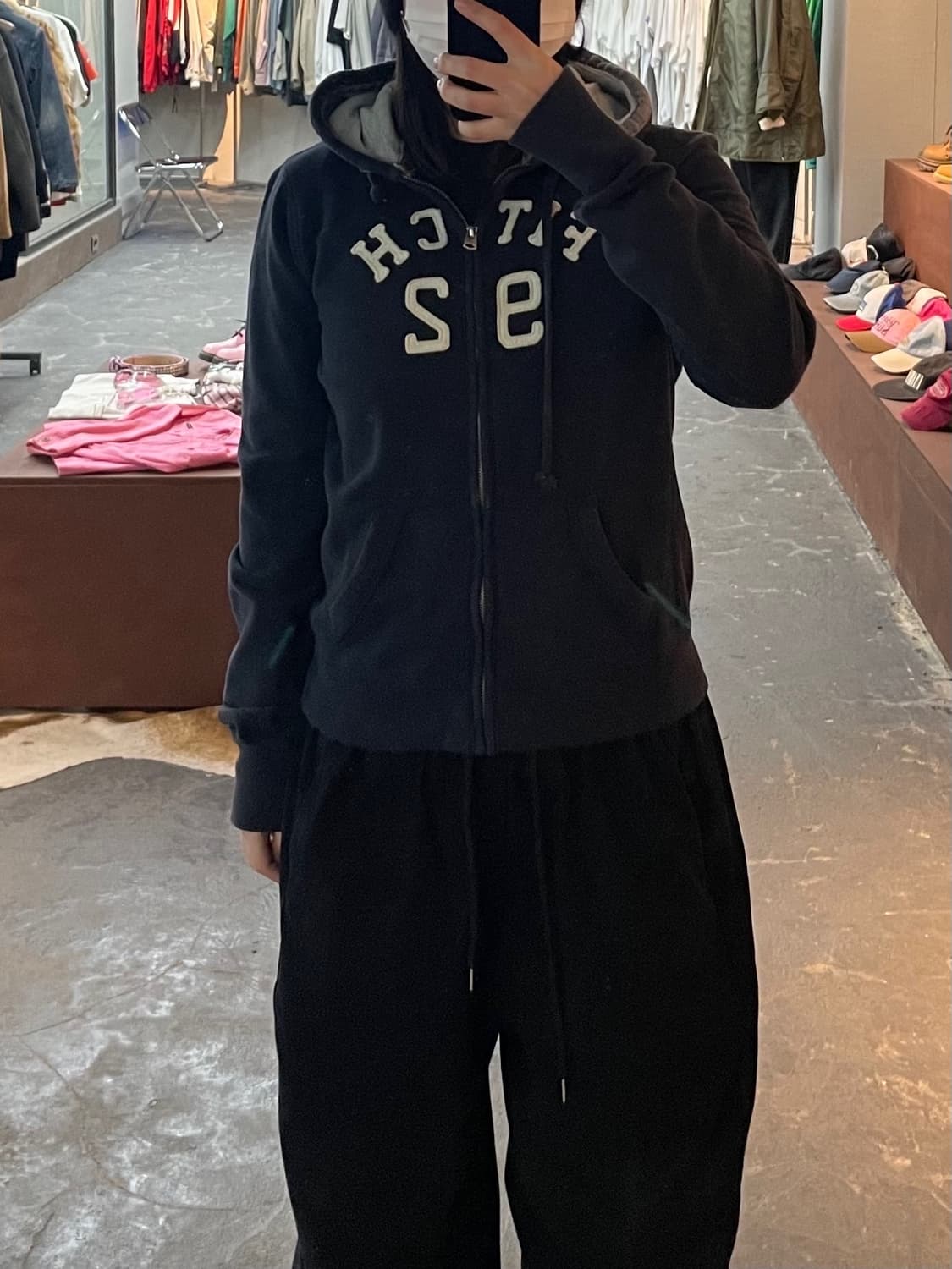 아베크롬비 스펠아웃 로고 후드집업 H1914 상품이미지1