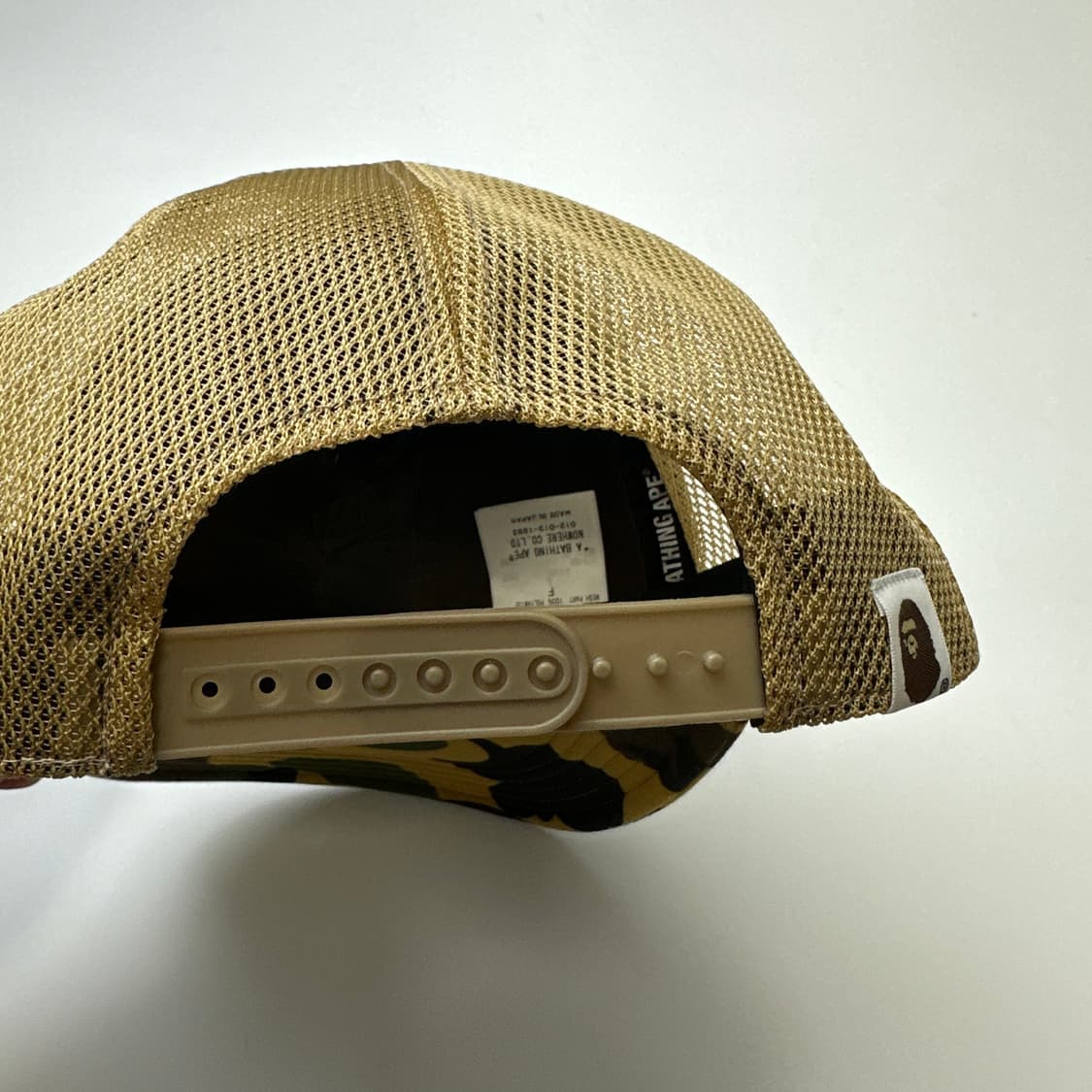 BAPE 1st Camo College Mesh Cap 베이프 메쉬 캡 상품이미지5