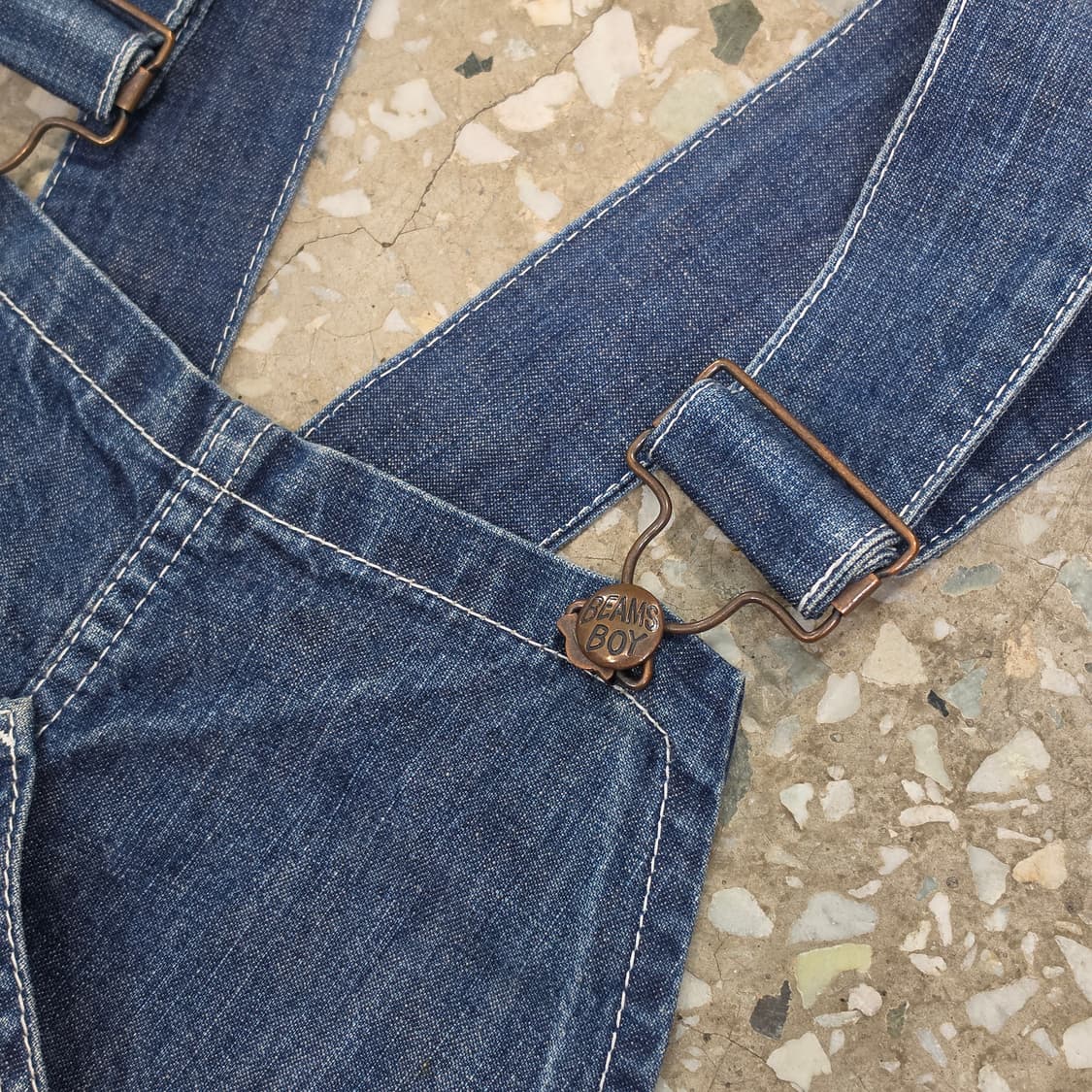 빔즈보이 데님 오버롤 스커트- 우먼M정도 상품이미지4