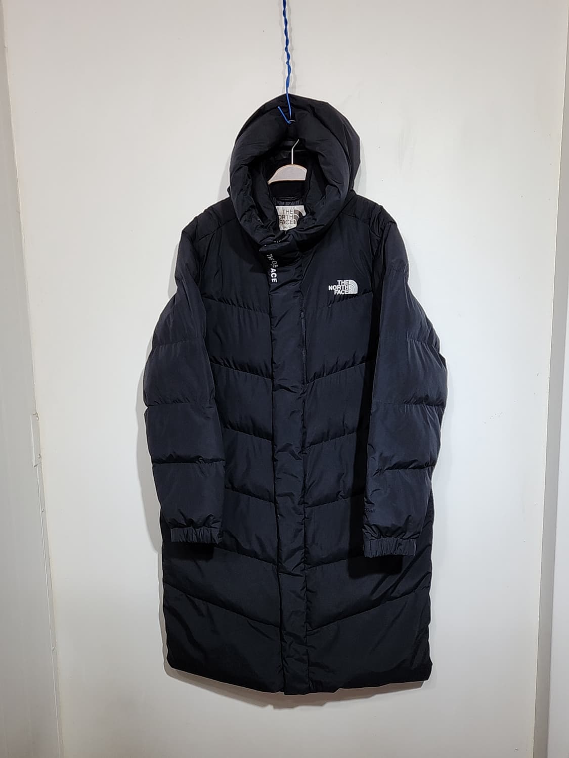 (XL) 노스페이스 롱패딩 점퍼 블랙 티볼 패딩코트 후드  상품이미지1