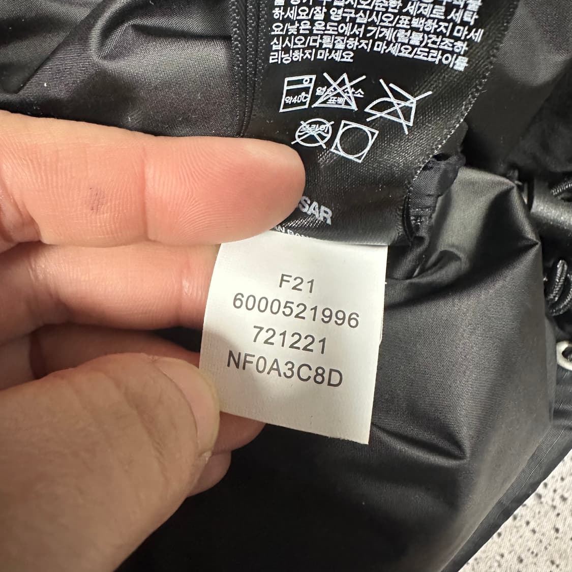 ✨ (바배) 노스페이스 1996 레트로 눕시 블랙 패딩  상품이미지5