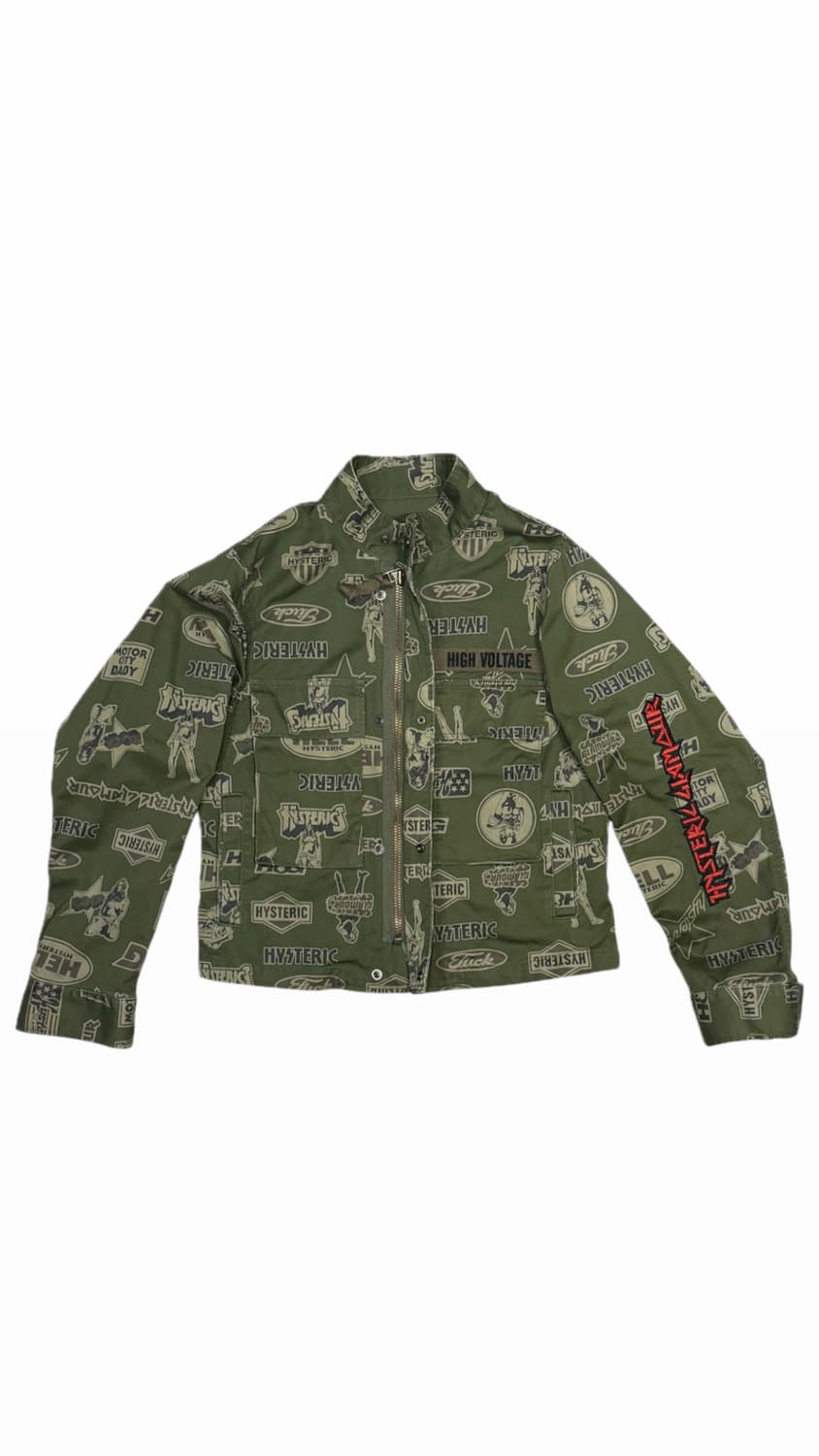 히스테릭 글래머 아이코닉 패턴 멀티 포켓 자수 로고 자켓 상품이미지1