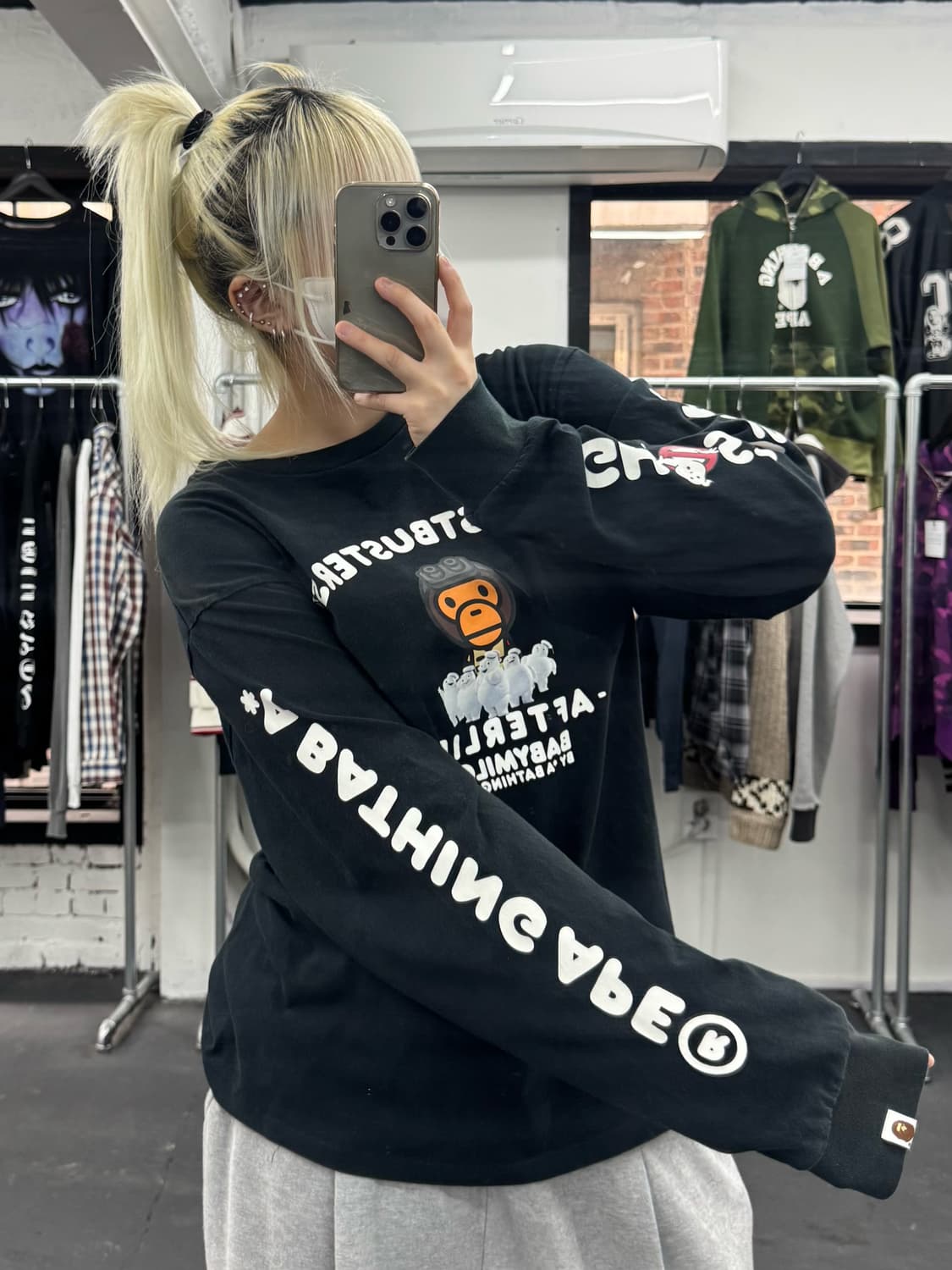 베이프 x 고스트 버스터즈 롱슬리브 상품이미지1