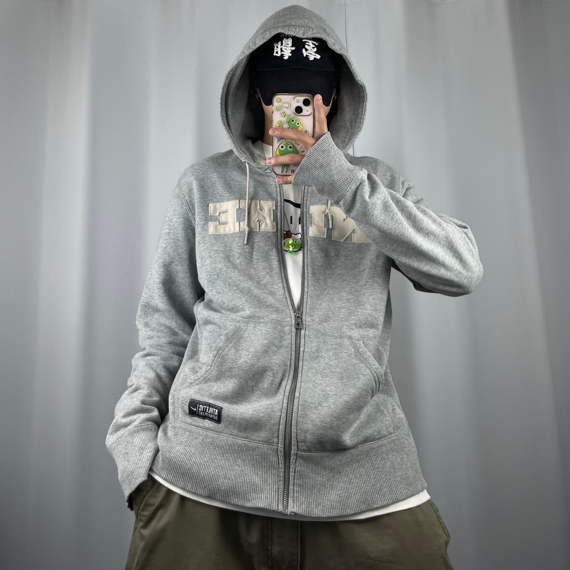 <나이키 빈티지 패치 후드 집업> No.1256 상품이미지2