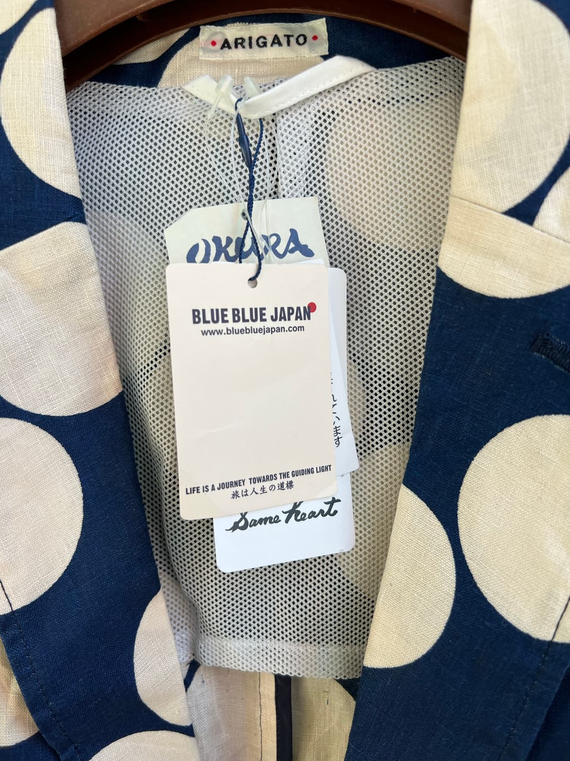 BLUE BLUE japan 20 s/s 블루블루 인디고 블레이져 상품이미지8