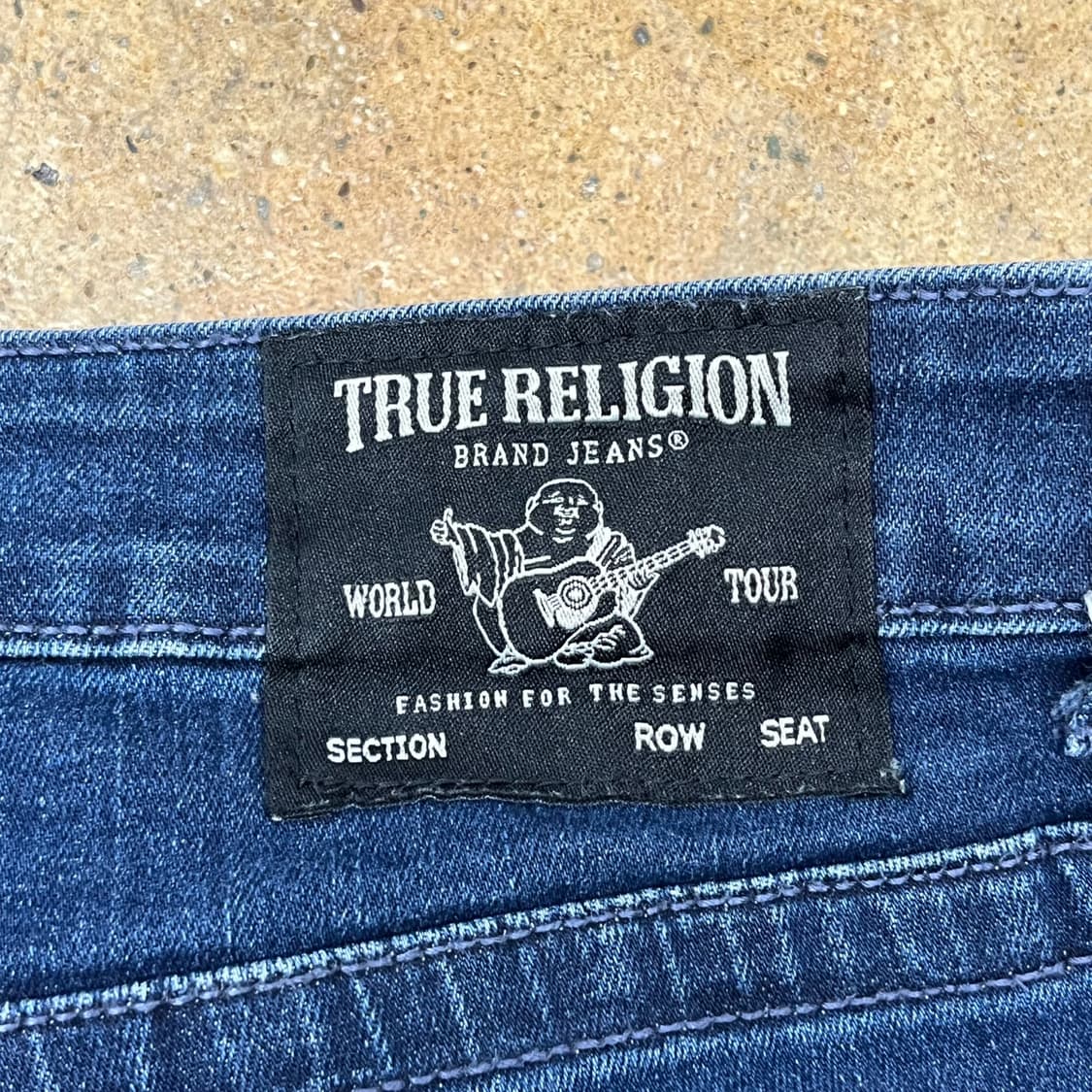 [정품/28] 트루릴리젼 청바지 네이비 b16 상품이미지4