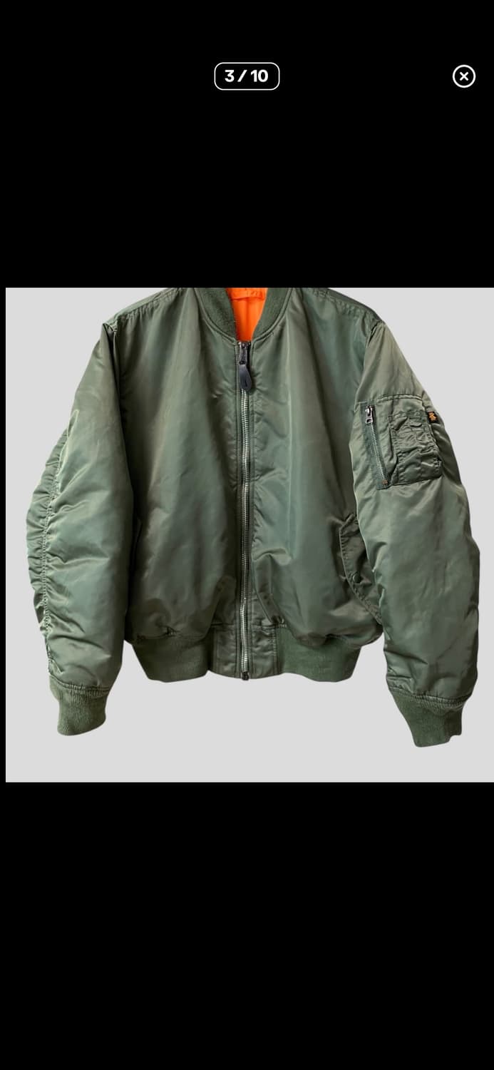 알파인더스트리 ma-1 (XL) 상품이미지3