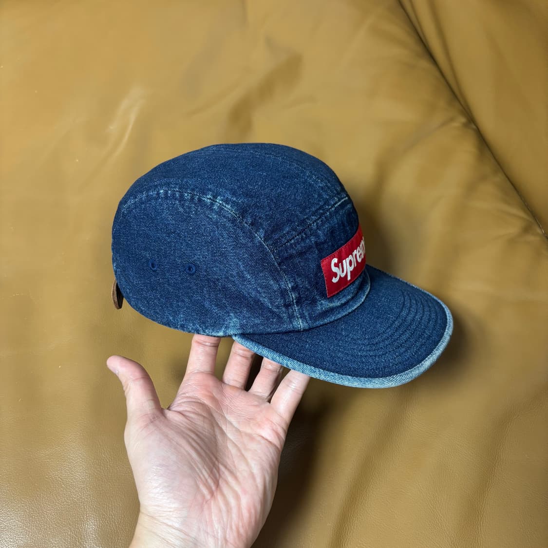 Supreme 슈프림 워시드 데님 캠프캡 모자 (Washed Denim) 상품이미지3