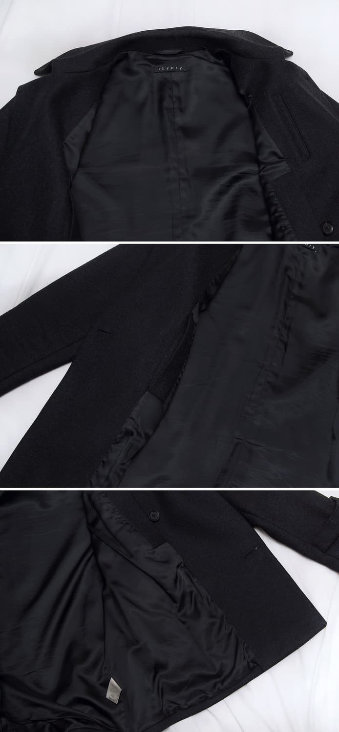 띠어리 (Theory) 버진울 캐시미어 더블 피코트 자켓 (100) 상품이미지7