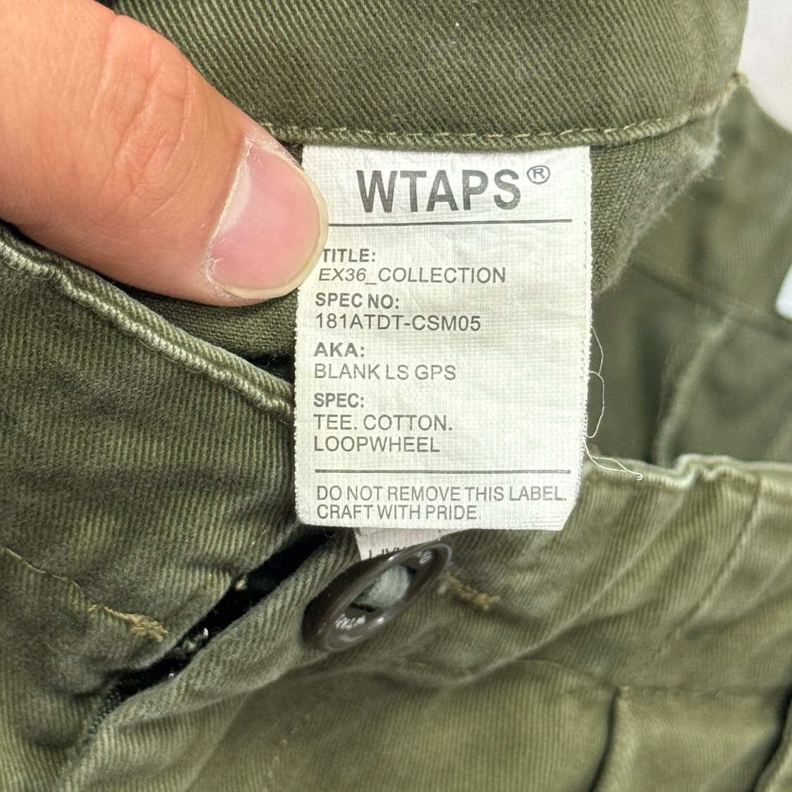 더블탭스 WTAPS  Jungle England 카고 반바지34 상품이미지7
