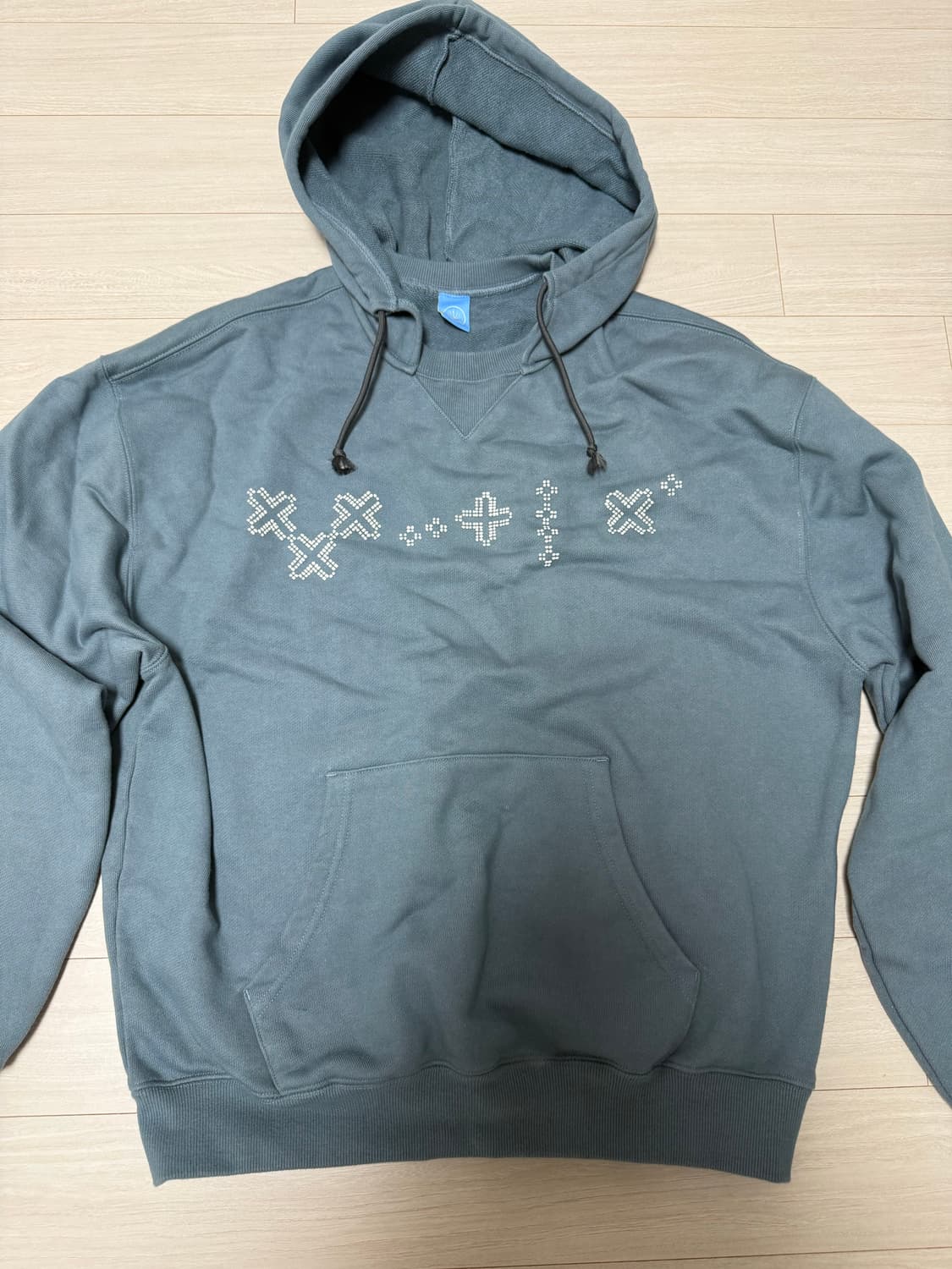 XXX+X HOODIE (DARK GREEN BLUE) 상품이미지3