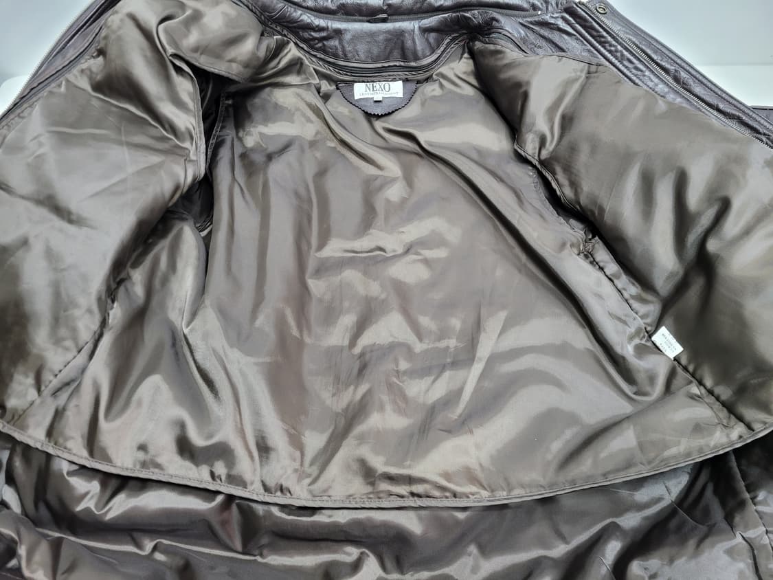 NEXO 빈티지 소가죽 헌팅 자켓 / 남 105 브라운 
 상품이미지8