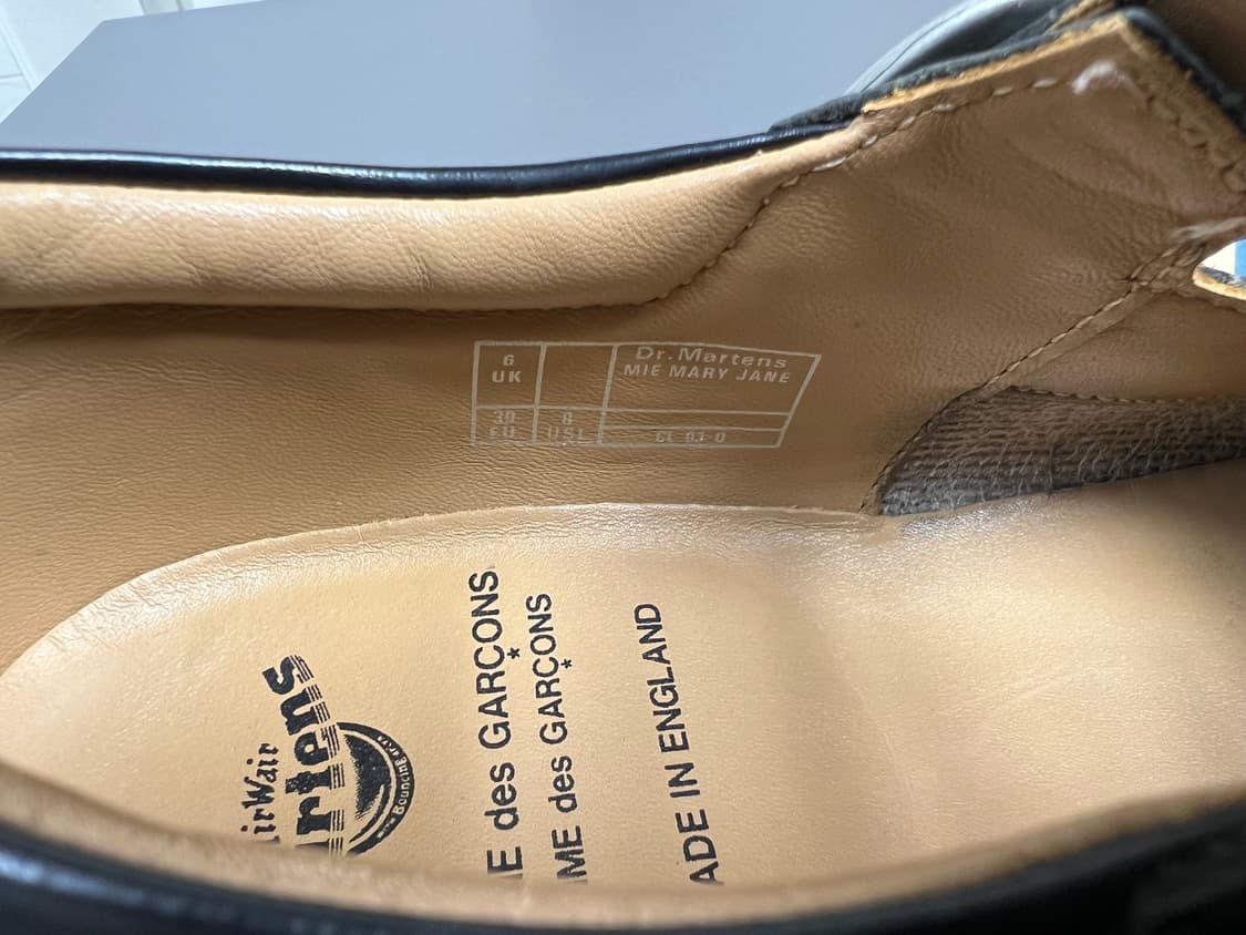 닥터마틴 꼼데가르송 메리제인 uk6  상품이미지9