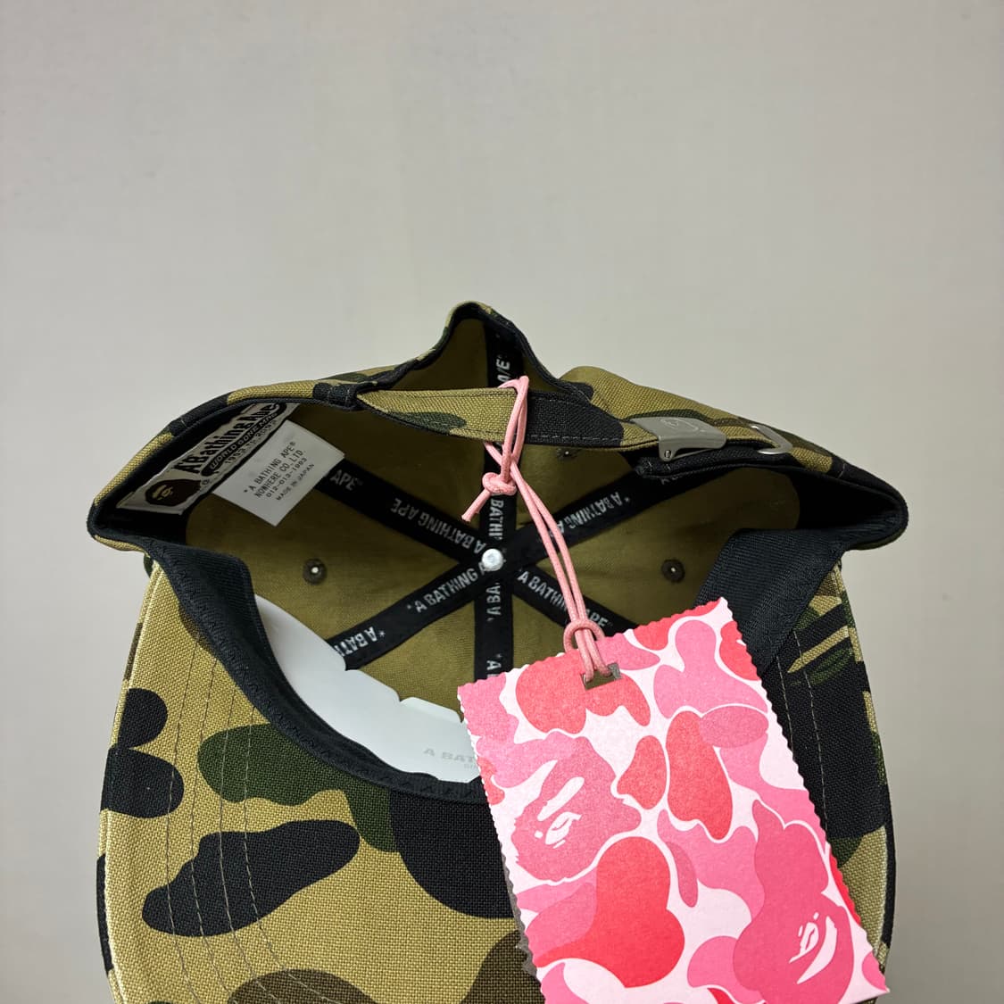 [free]베이프 퍼스트카모 자수 볼캡 상품이미지5