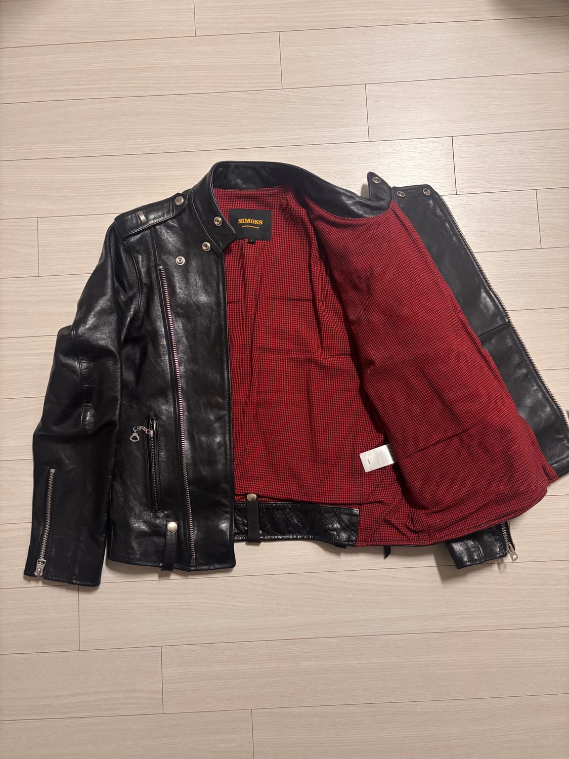 (Lsize) real simons j130 차심 말가죽 자켓 상품이미지4