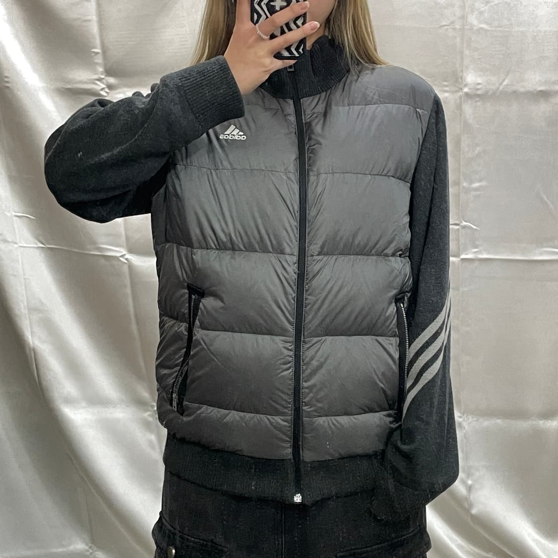 아디다스 조끼 패딩 니트 집업 상품이미지1