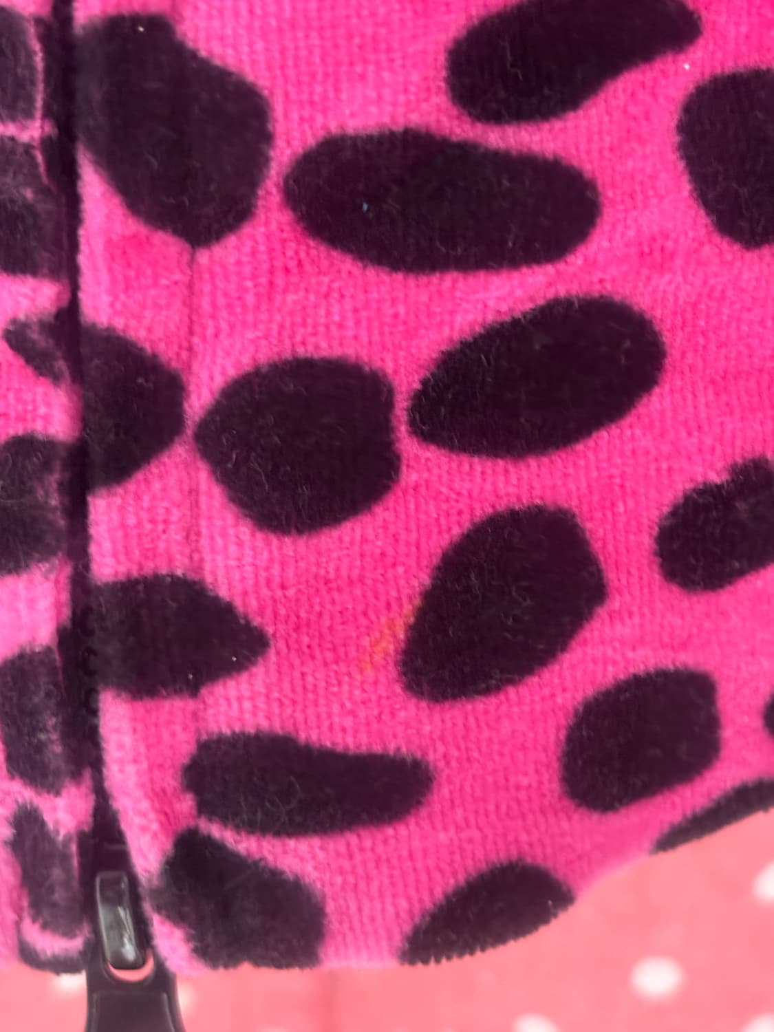 [aimerfeel] 에메필 레오파드 갸루 벨벳 트레이닝 집업 상품이미지4