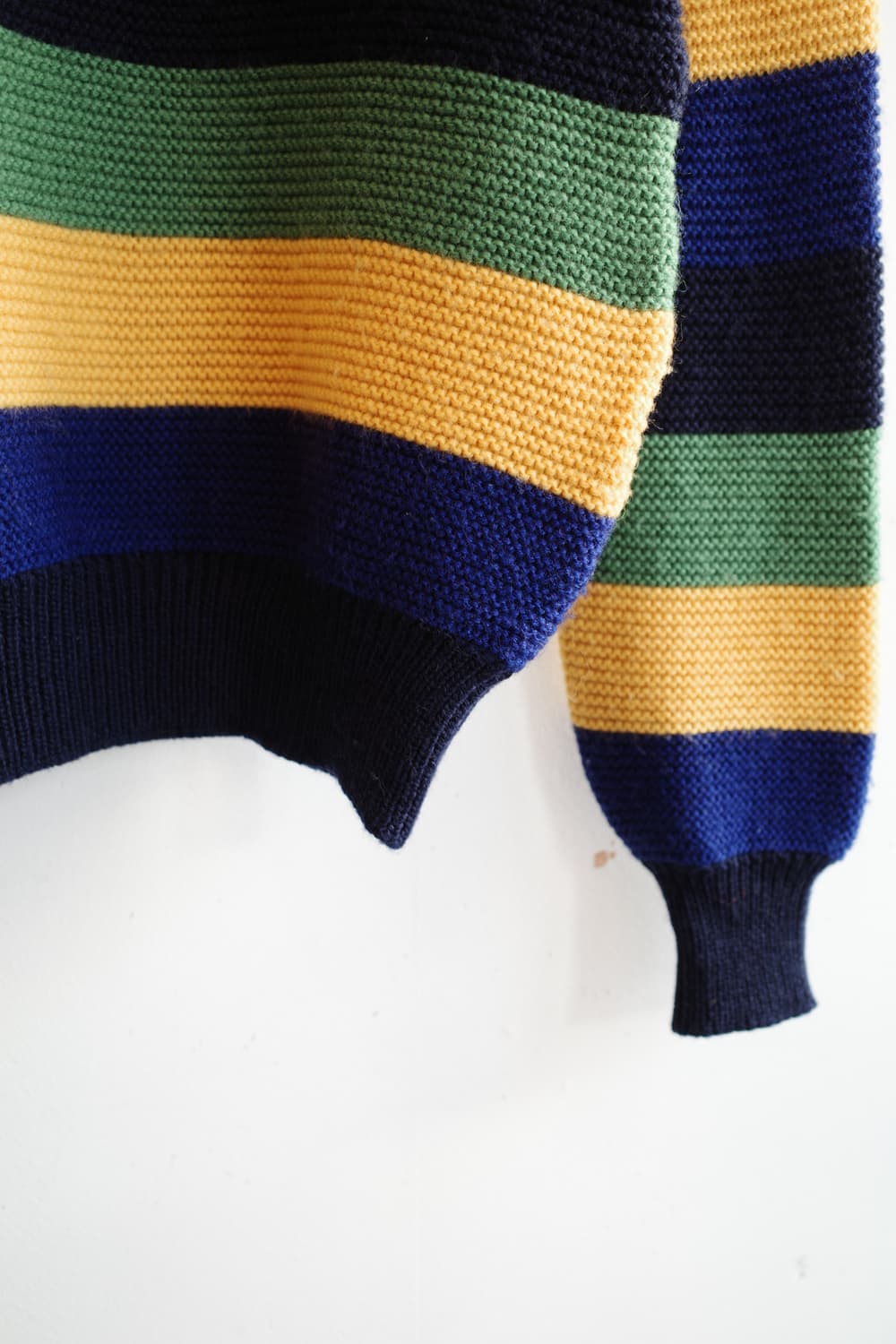 Japan brand 와펜패치 울 니트  상품이미지5