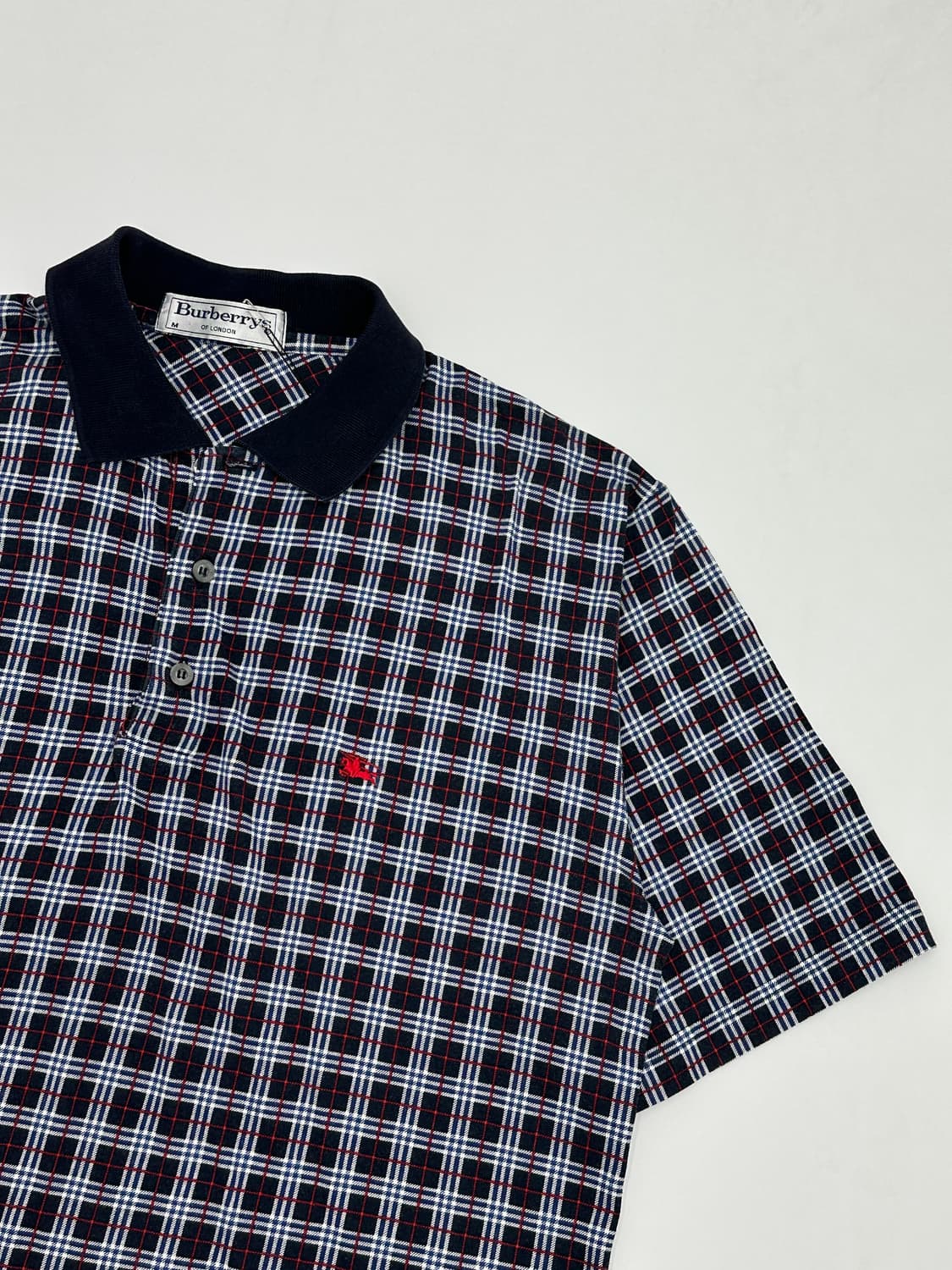 버버리 노바체크 카라 반팔티 상품이미지2