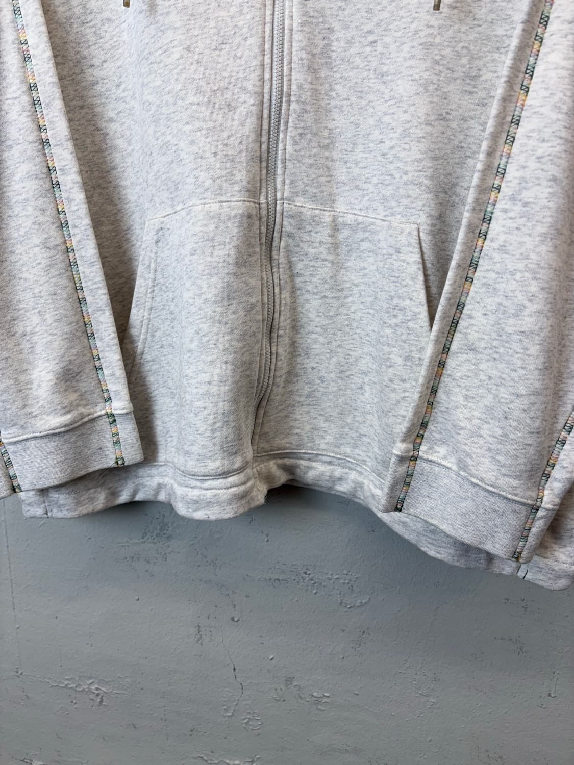 나이키 기본로고 크림 아이보리 후드집업 상품이미지3