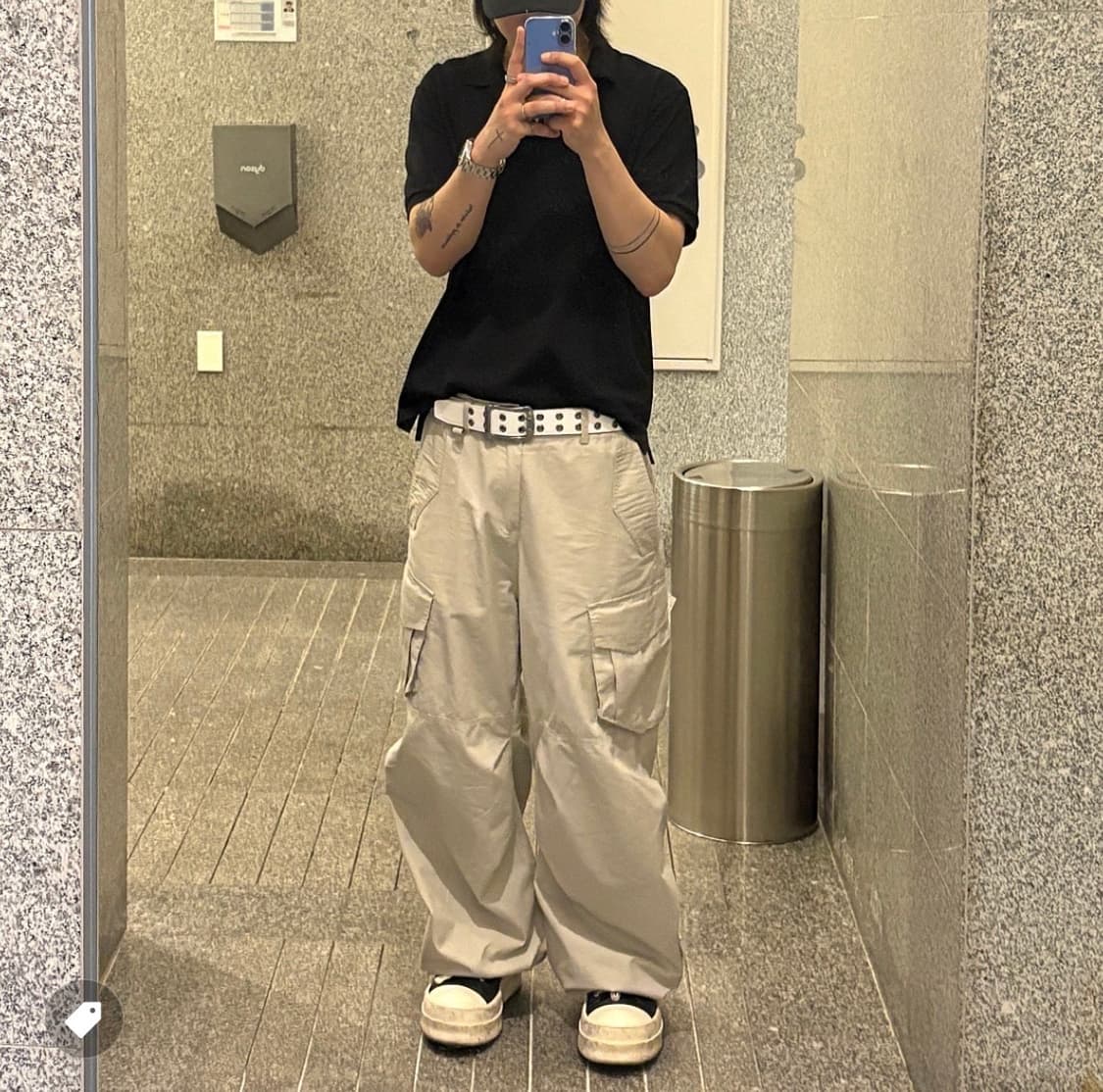 [XL]플레이버리즘 빈티지 카고팬츠 베이지 상품이미지2