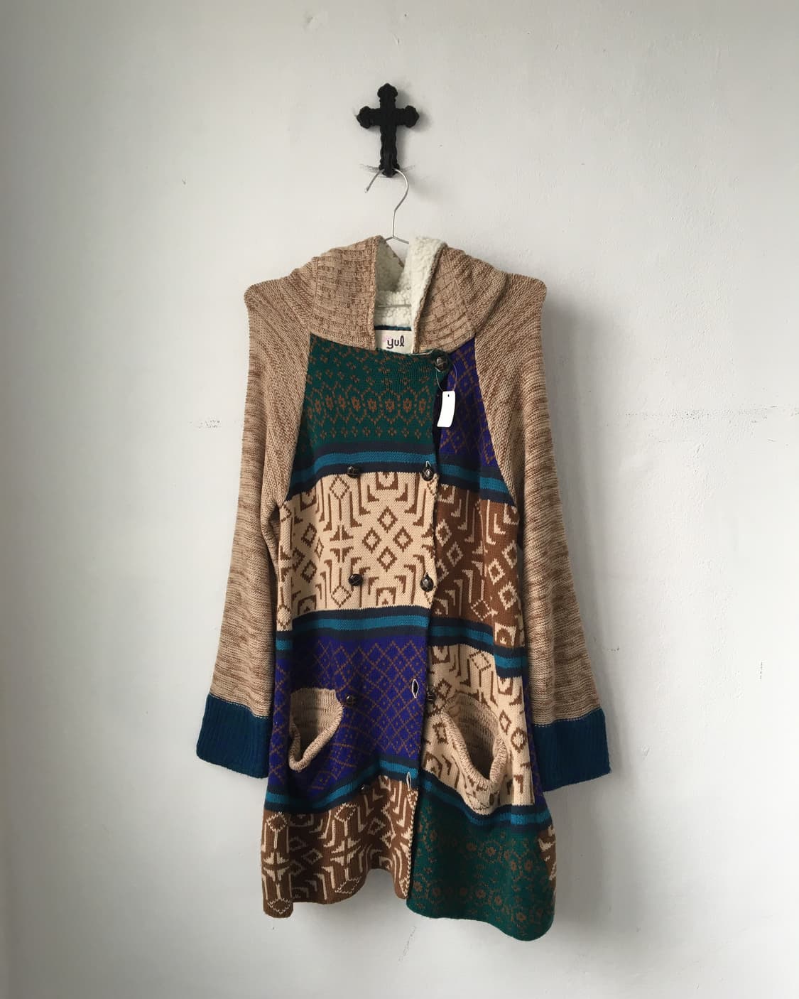 Nomadic mood knit hood coat 상품이미지2