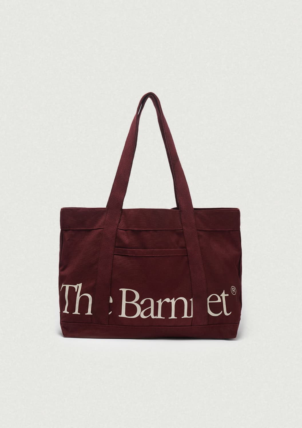 더바넷 캔버스 바렌 토트백 버건디 상품이미지3
