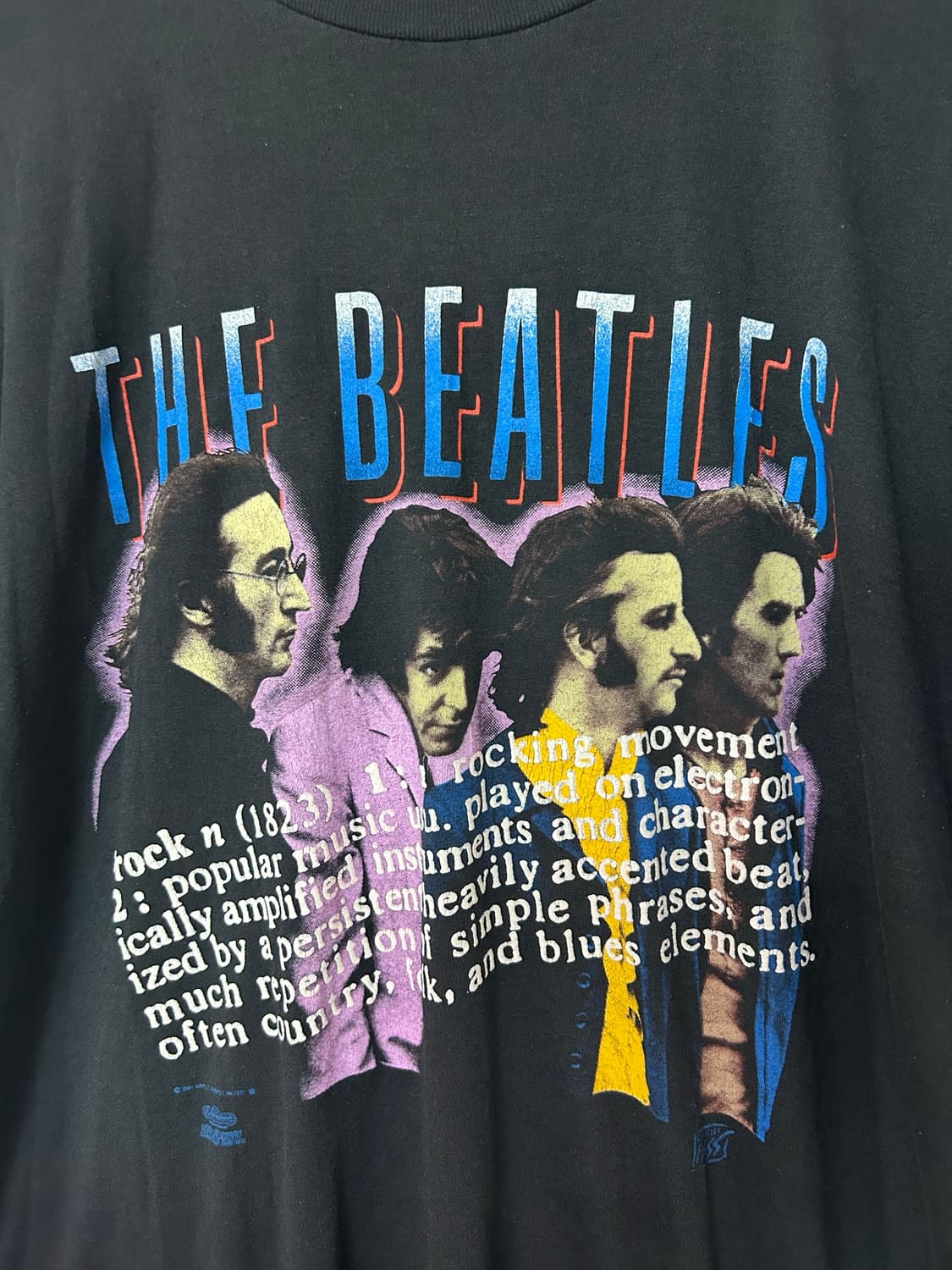 90s THE BEATLES 그래픽 빈티지 밴드티셔츠 상품이미지3