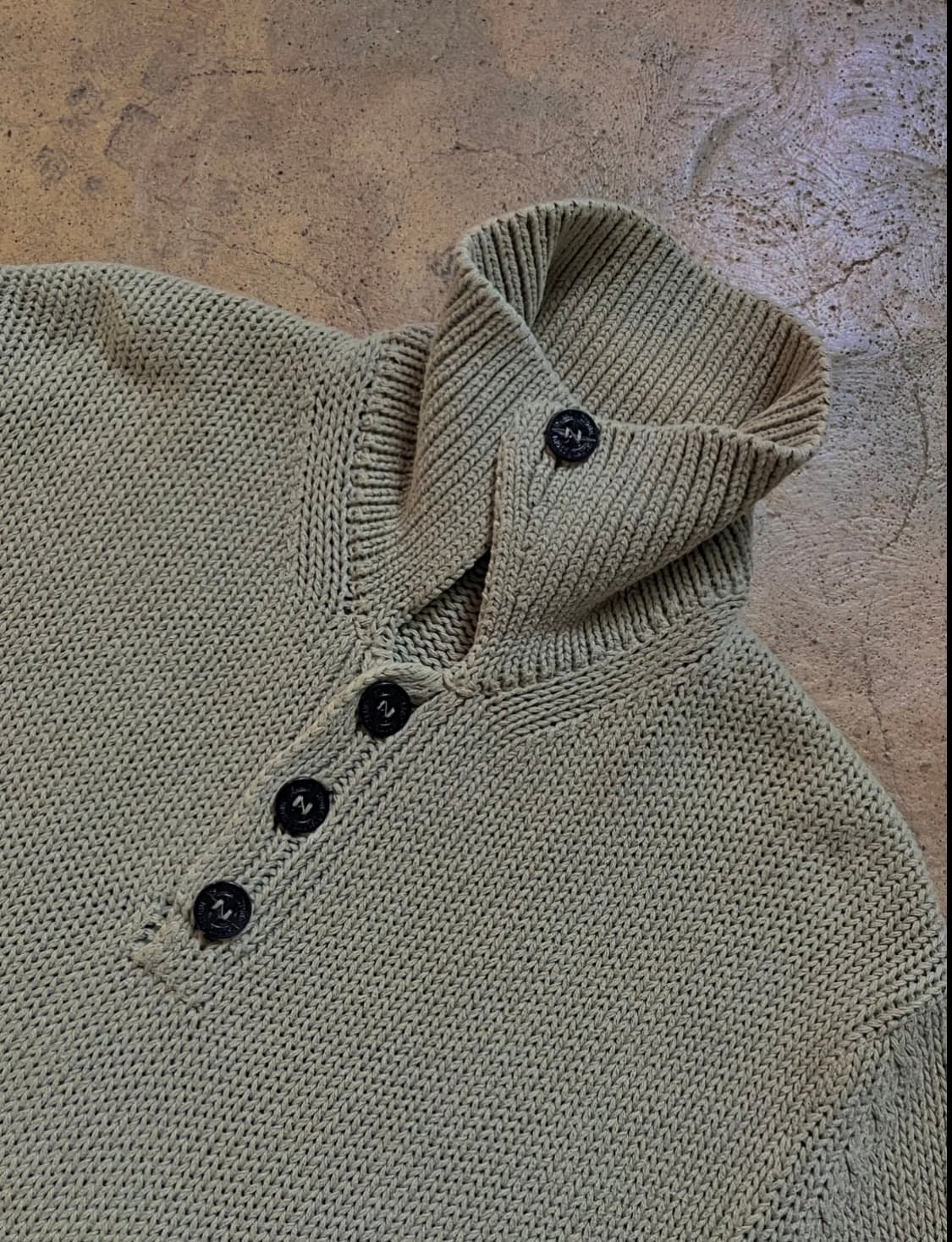 98SS 스톤아일랜드 버튼 업 니트 아카이브 상품이미지4