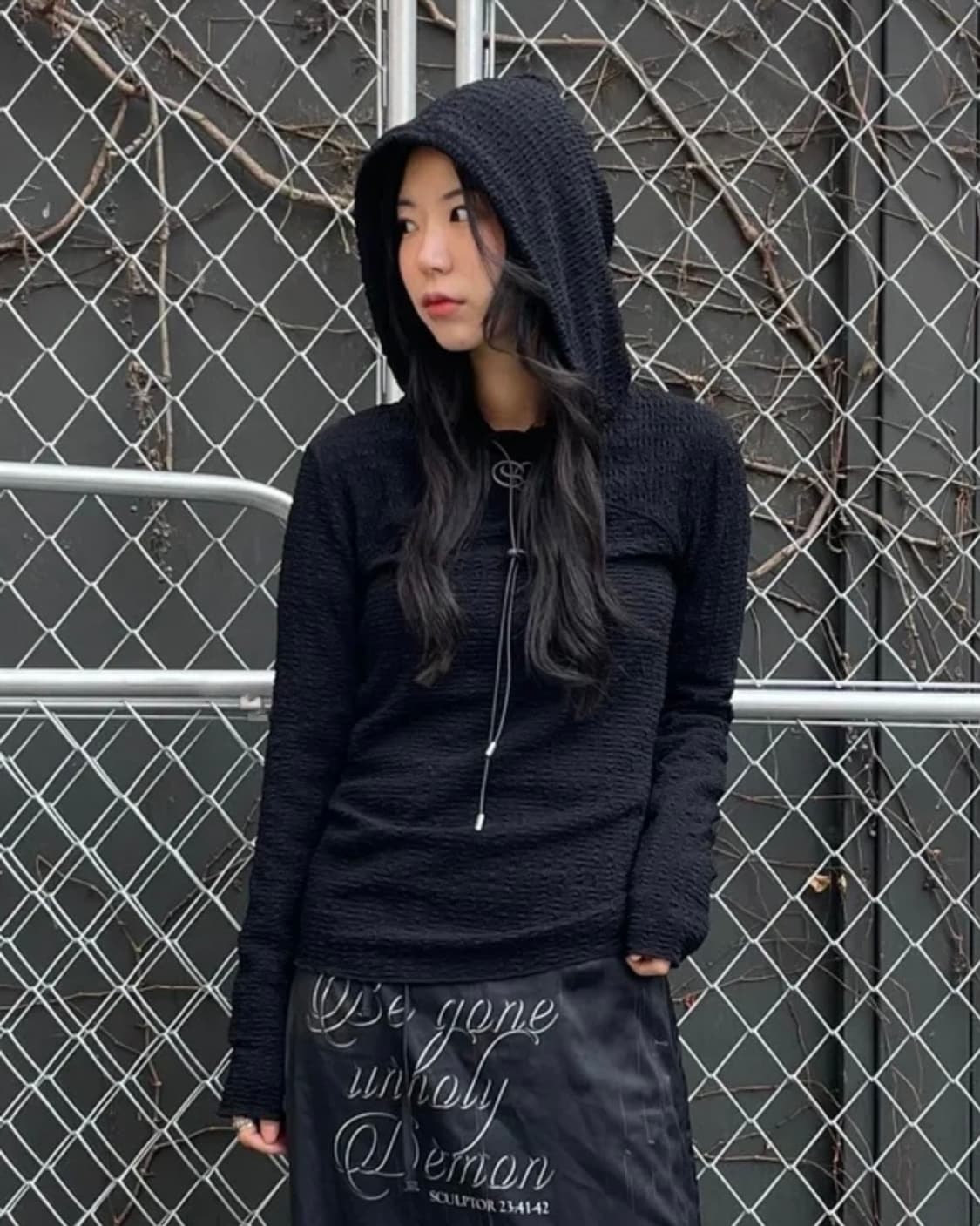 스컬프터 후드 긴팔티 L 상품이미지2