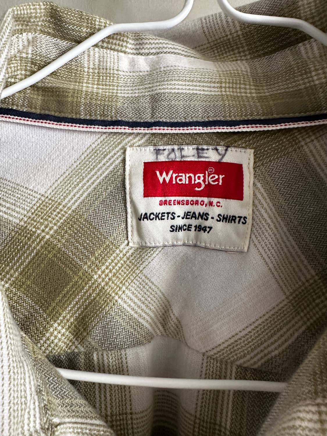 Wrangler 웨스턴 체크 셔츠 상품이미지4